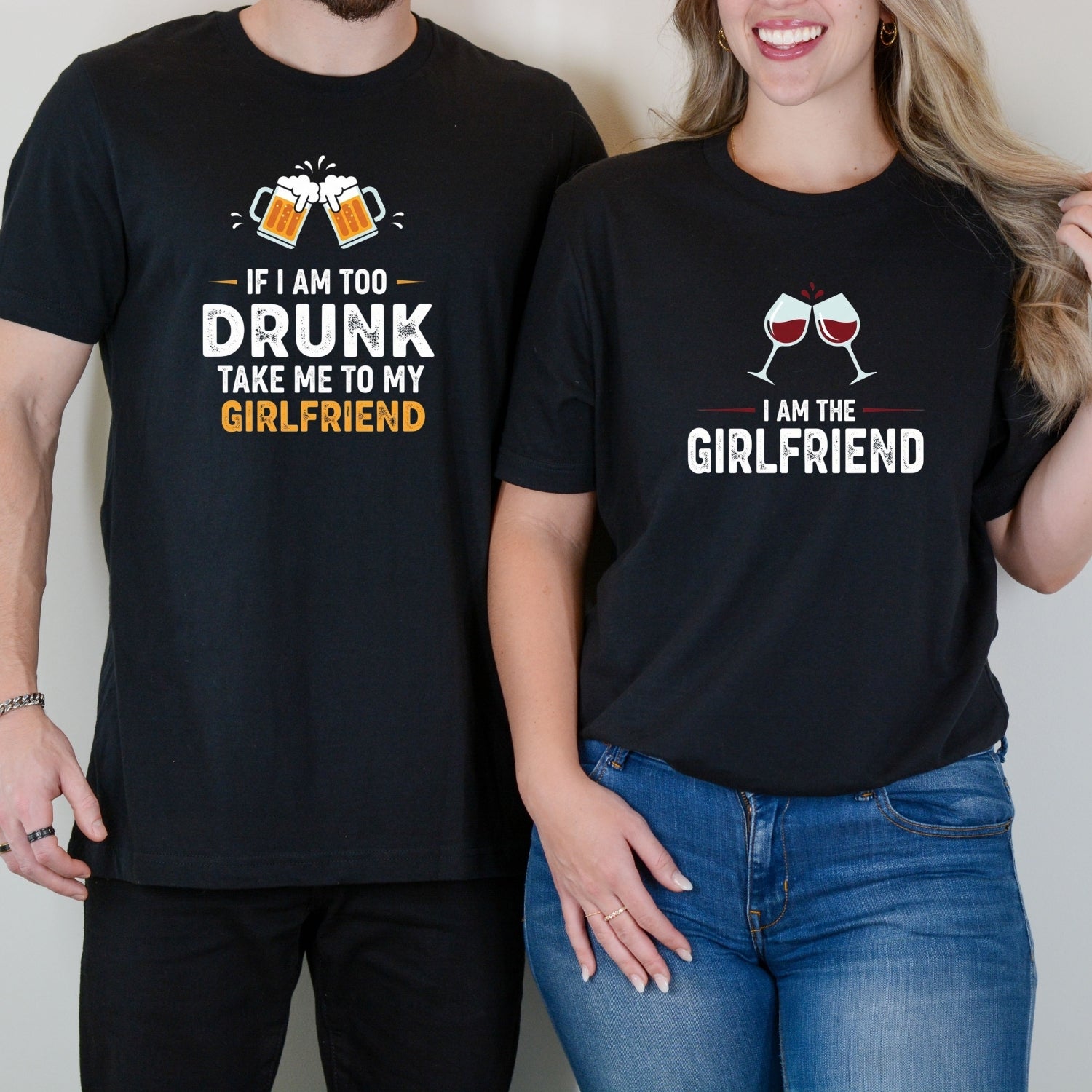 I'm The Girlfriend Take Me To My Girlfriend Matching T-Shirts For Couples