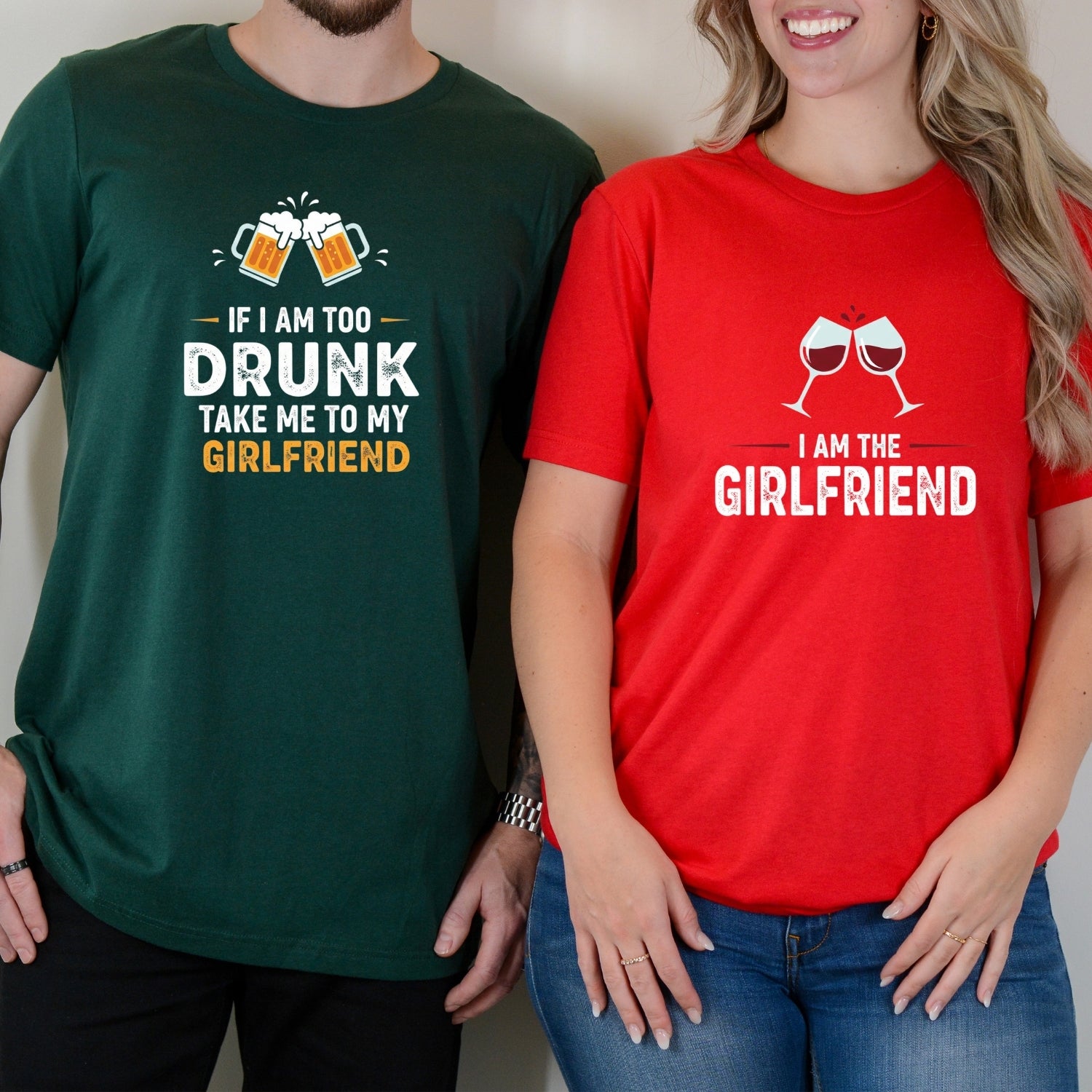 I'm The Girlfriend Take Me To My Girlfriend Matching T-Shirts For Couples
