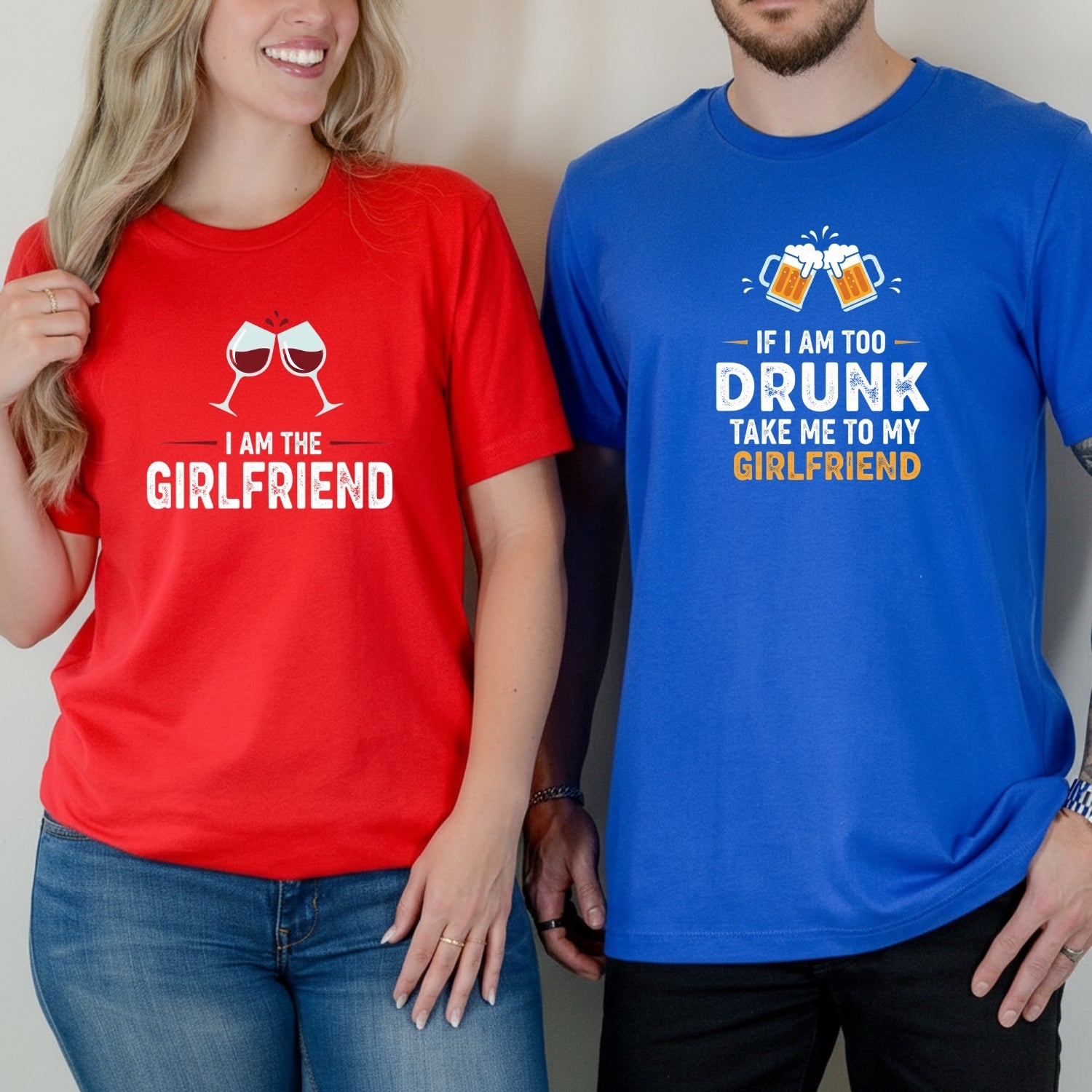 I'm The Girlfriend Take Me To My Girlfriend Matching T-Shirts For Couples