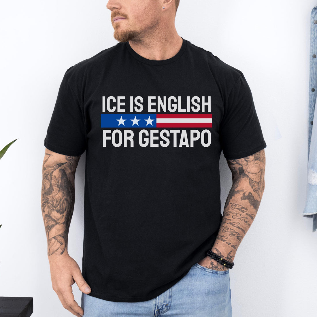 Immigration Rights Protest Graphic T-Shirt – Civil Liberties & Freedom Activist Tee
