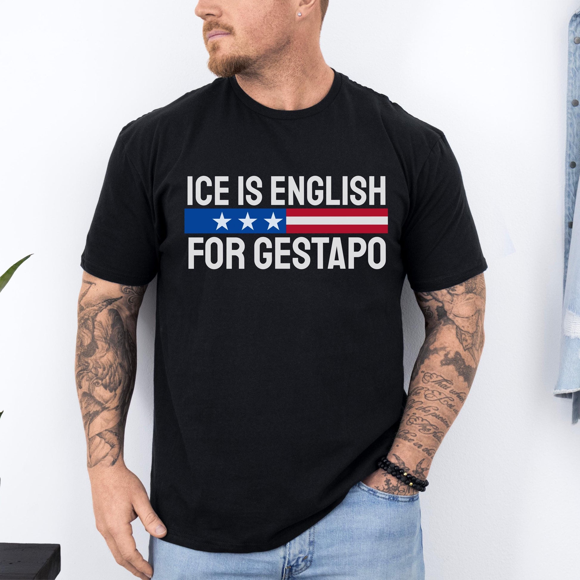 Immigration Rights Protest Graphic T-Shirt – Civil Liberties & Freedom Activist Tee