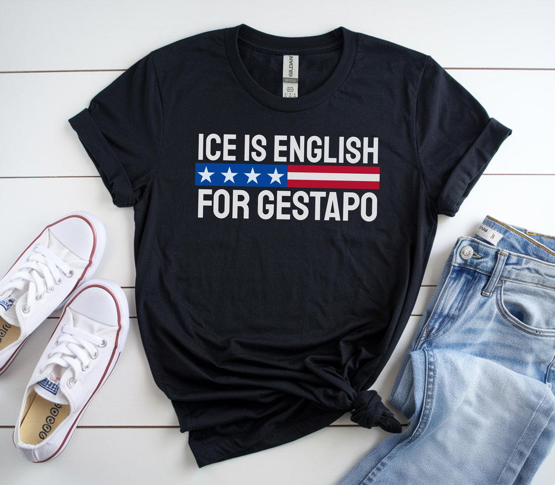 Immigration Rights Protest Graphic T-Shirt – Civil Liberties & Freedom Activist Tee