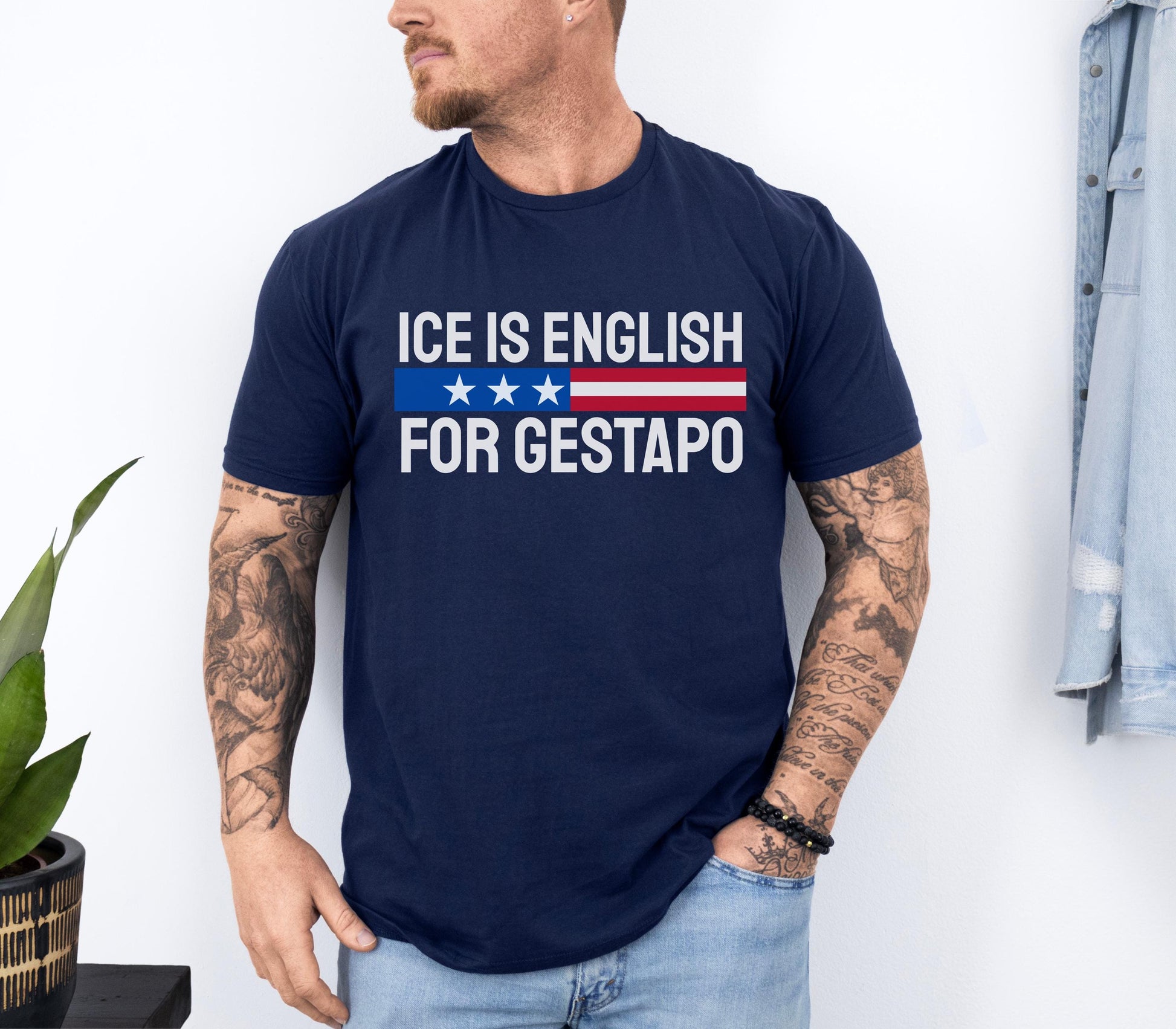 Immigration Rights Protest Graphic T-Shirt – Civil Liberties & Freedom Activist Tee