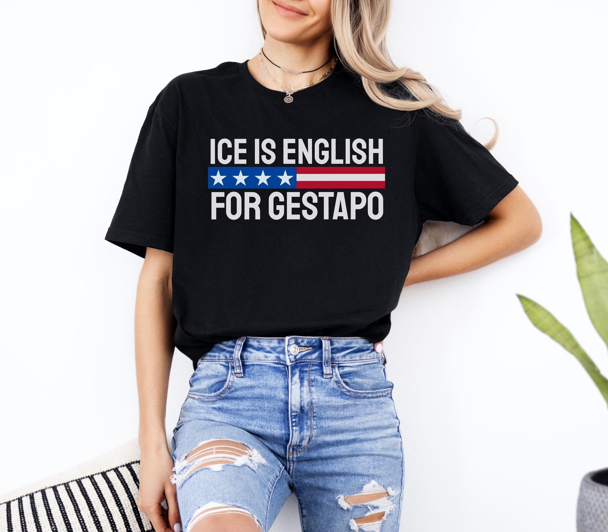 Immigration Rights Protest Graphic T-Shirt – Civil Liberties & Freedom Activist Tee