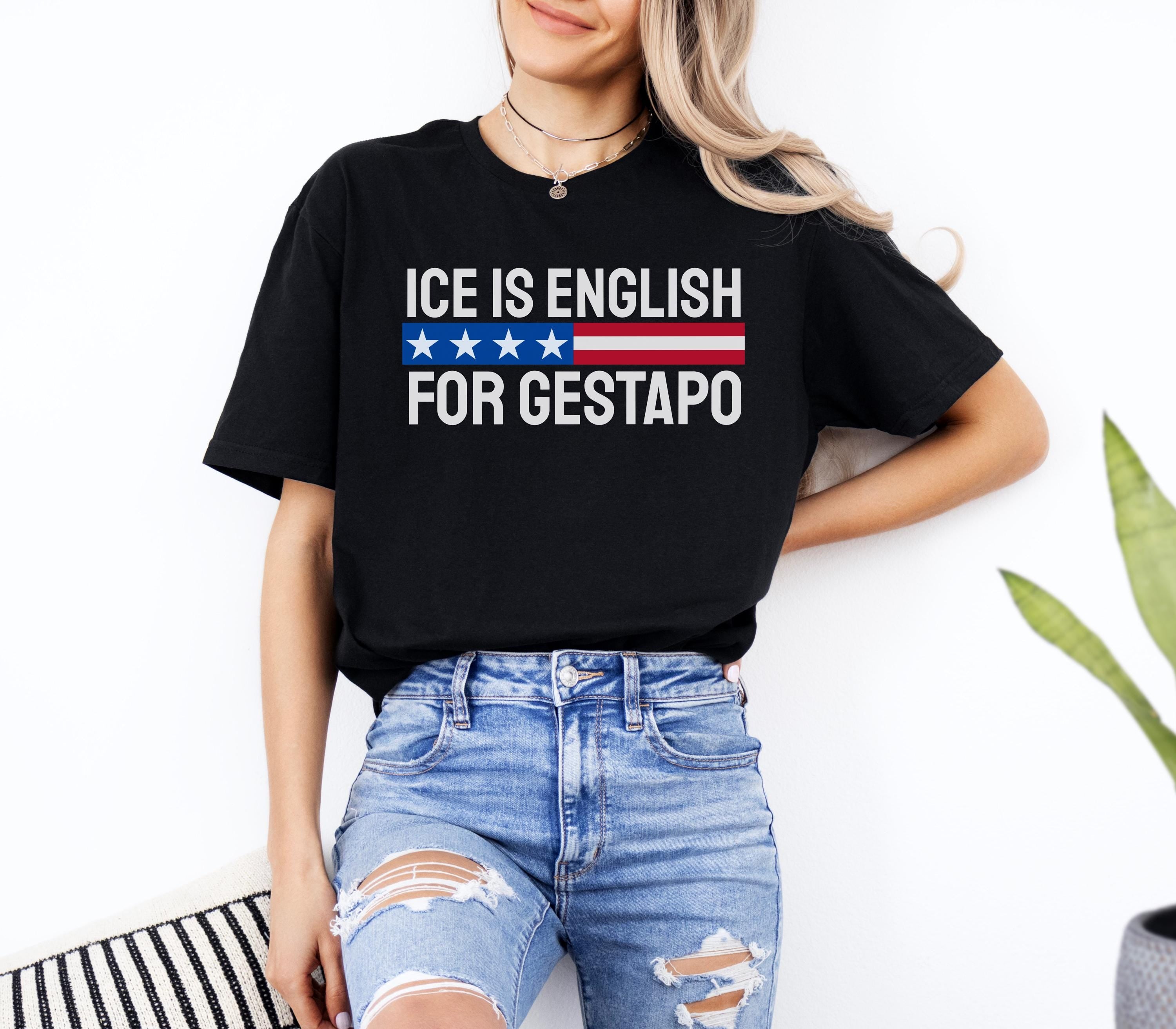 Immigration Rights Protest Graphic T-Shirt – Civil Liberties & Freedom Activist Tee