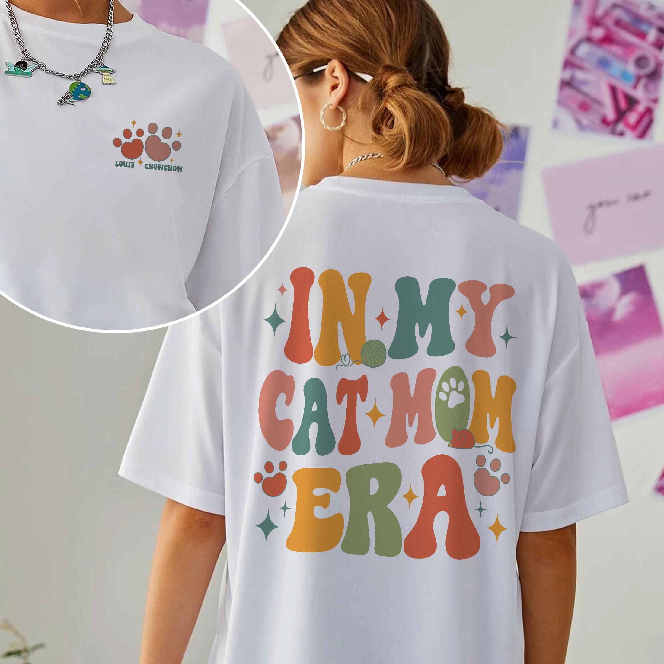 In My Cat Mom Era Sweatshirt – Custom Cat Name Crewneck, Cat Lover Gift