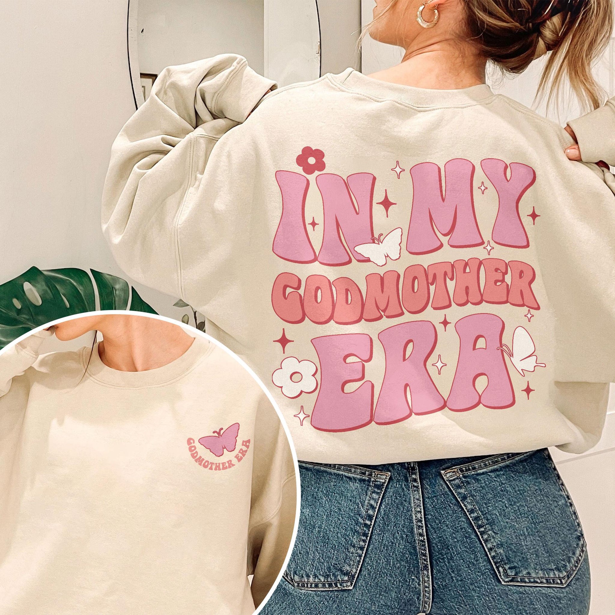 In My Godmother Era Sweatshirt – Godmother Christmas Crewneck, Godmom Gift