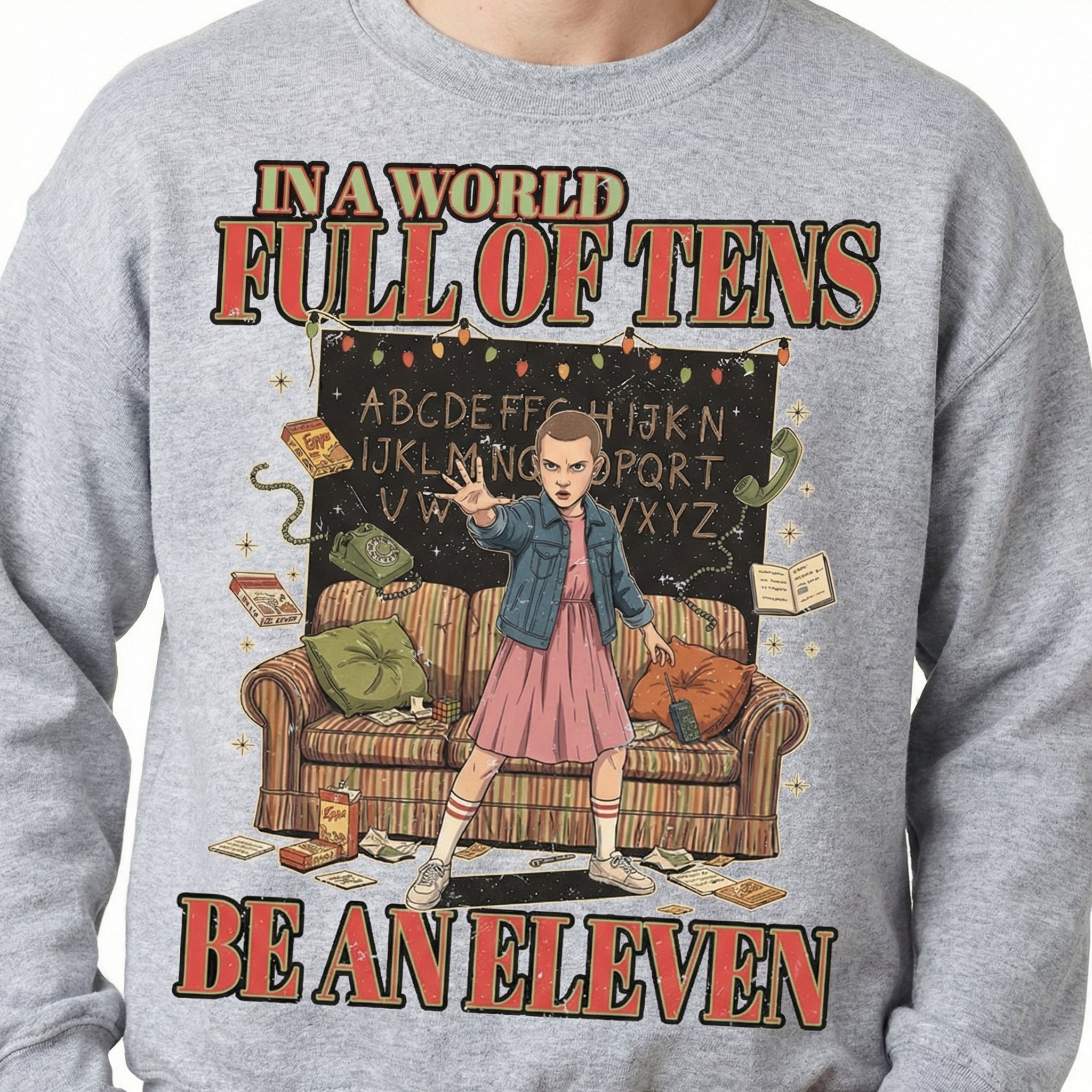 In a World Full of Tens Be an Eleven T-Shirt - Retro Sci Fi Inspired Graphic Tee