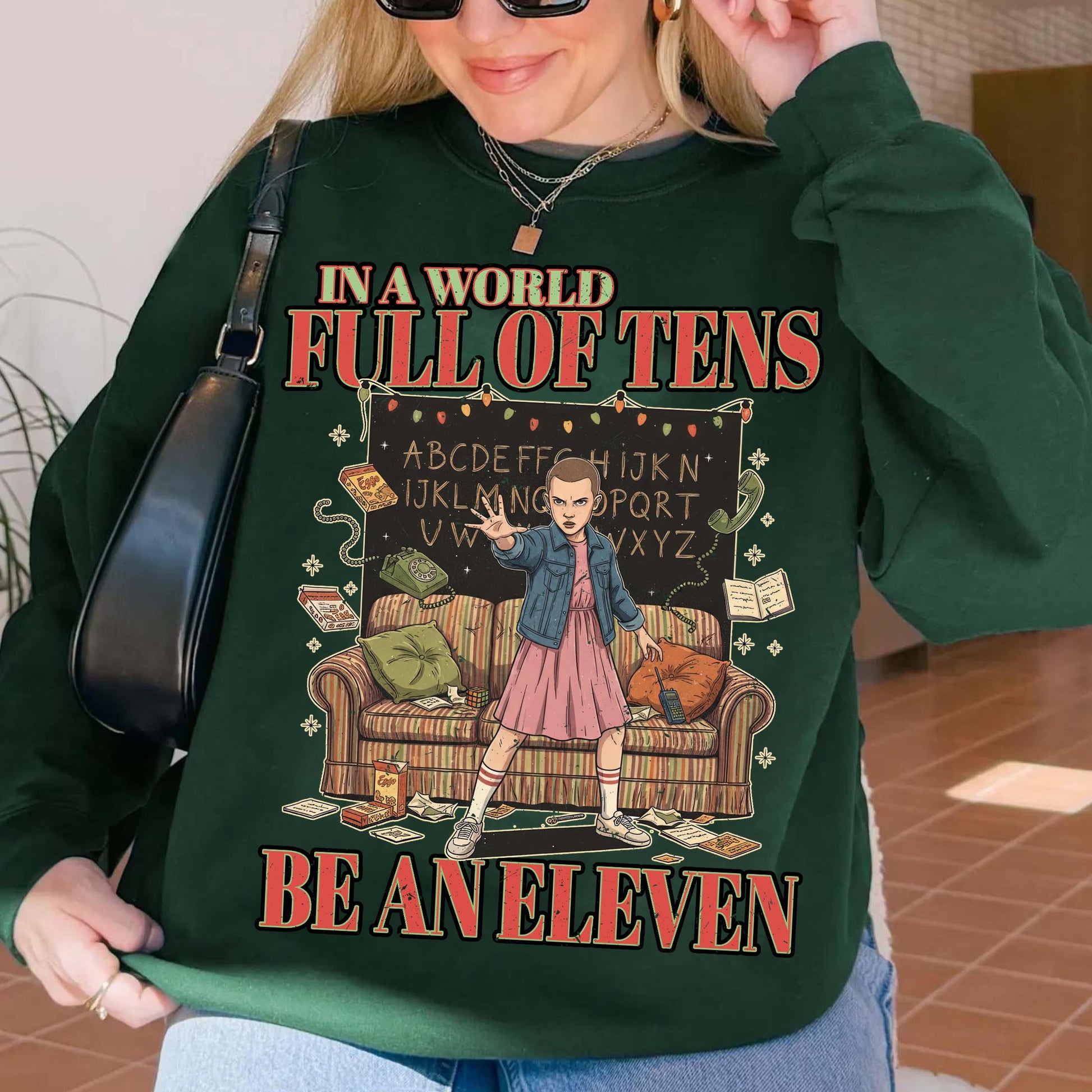 In a World Full of Tens Be an Eleven T-Shirt - Retro Sci Fi Inspired Graphic Tee