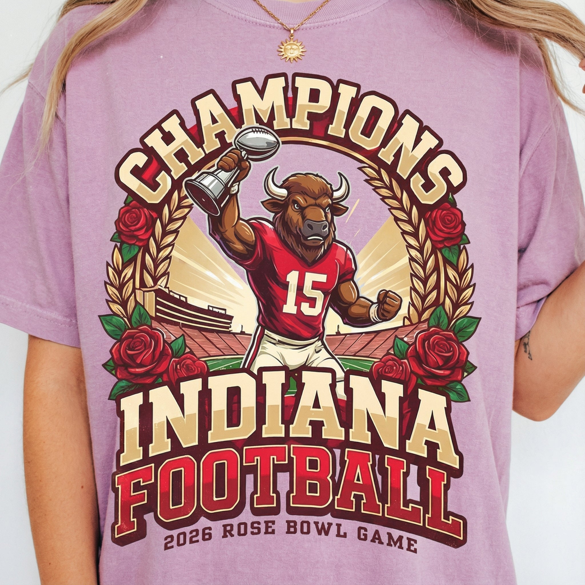 Indiana Football Champions T-Shirt – College Football Fan Graphic Tee