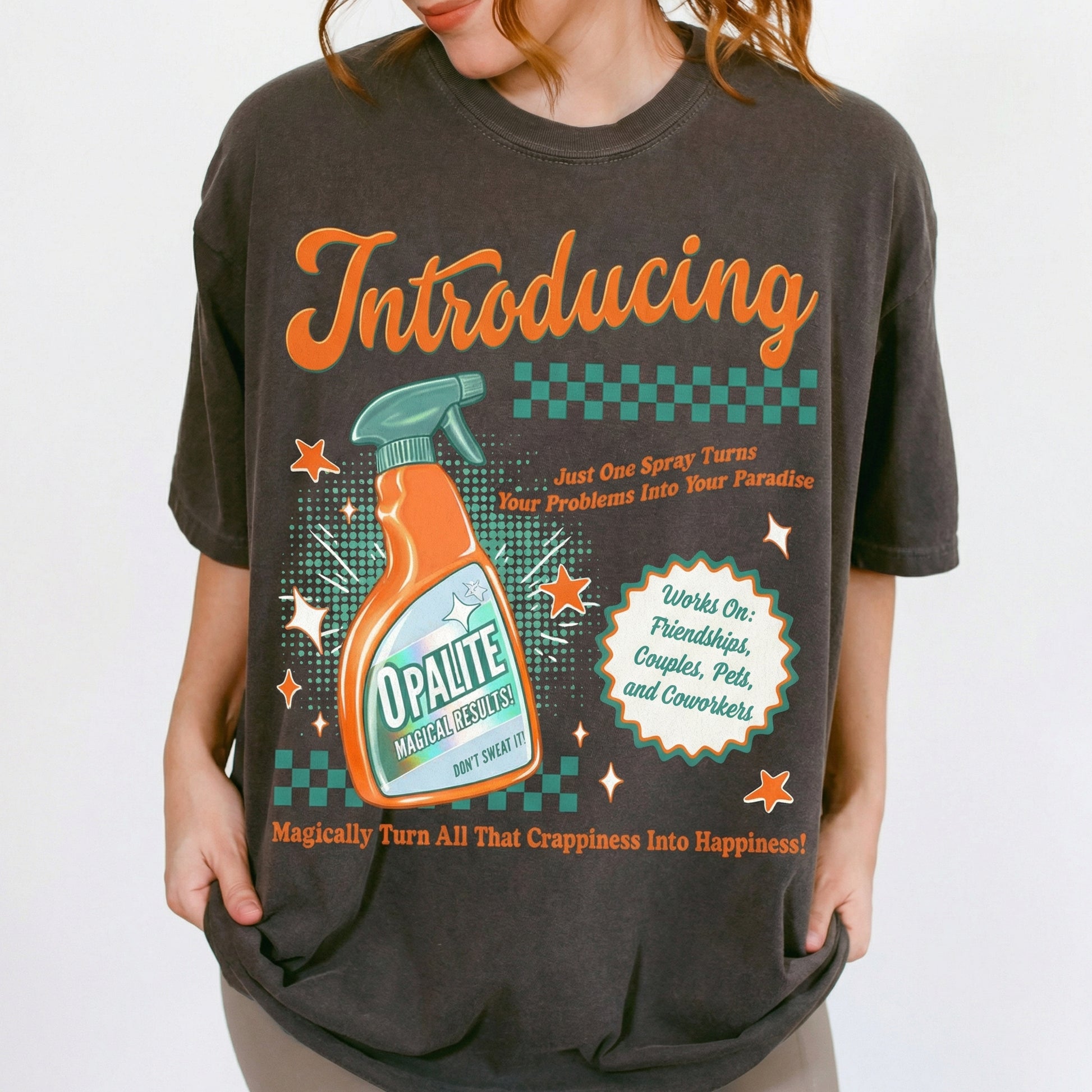 Inspired Retro Ad Style Graphic T-Shirt – Vintage Aesthetic Tee – Gift for Fans