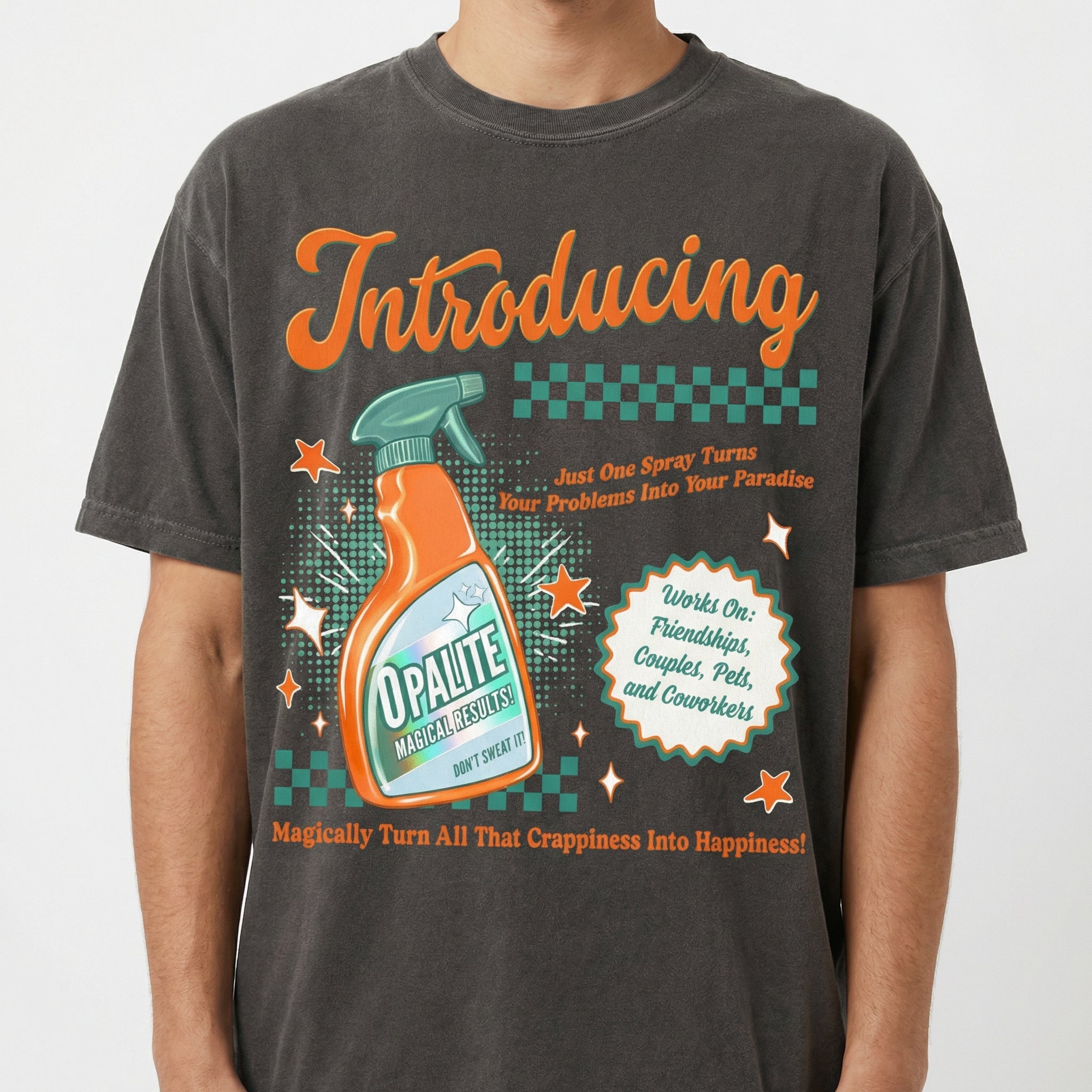 Inspired Retro Ad Style Graphic T-Shirt – Vintage Aesthetic Tee – Gift for Fans