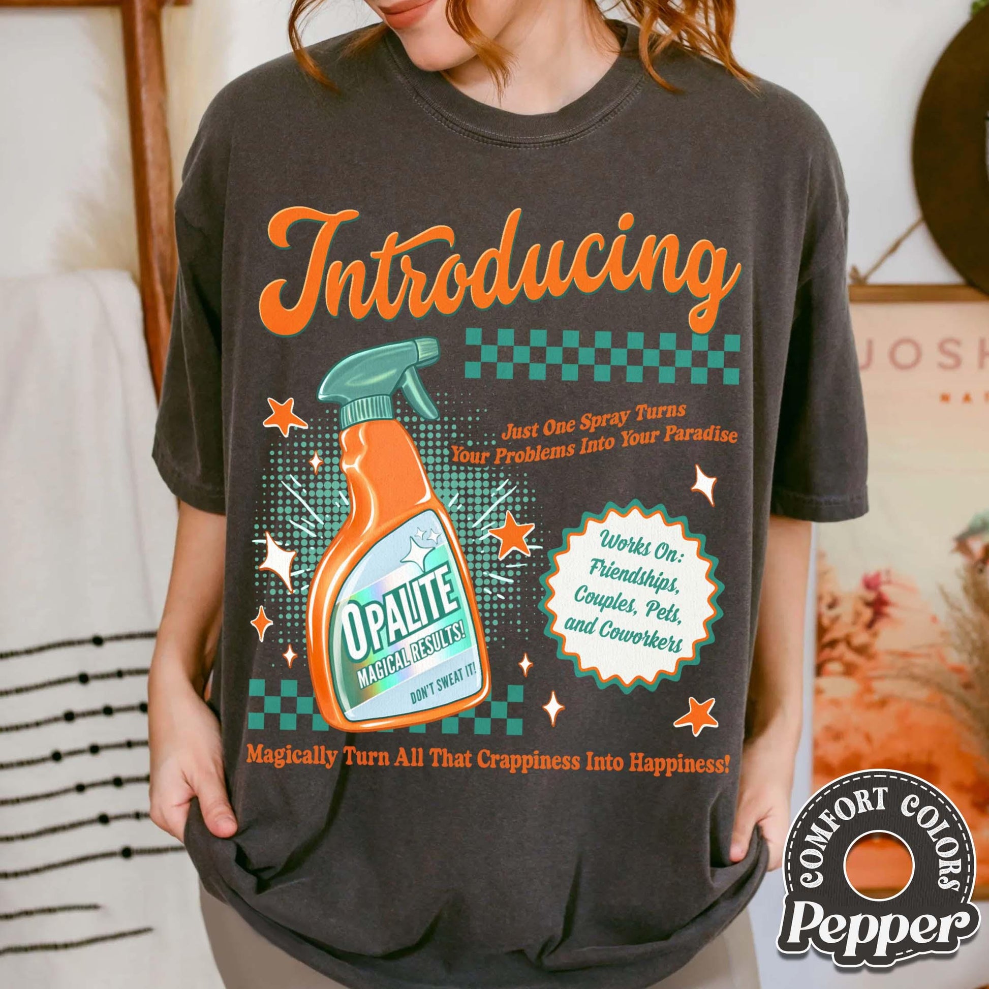 Inspired Retro Ad Style Graphic T-Shirt – Vintage Aesthetic Tee – Gift for Fans