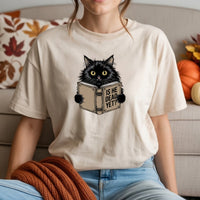 Is He Dead Yet T-Shirt - Funny Cat Sarcastic Graphic Tee