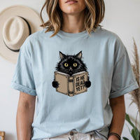Is He Dead Yet T-Shirt - Funny Cat Sarcastic Graphic Tee