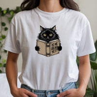 Is He Dead Yet T-Shirt - Funny Cat Sarcastic Graphic Tee