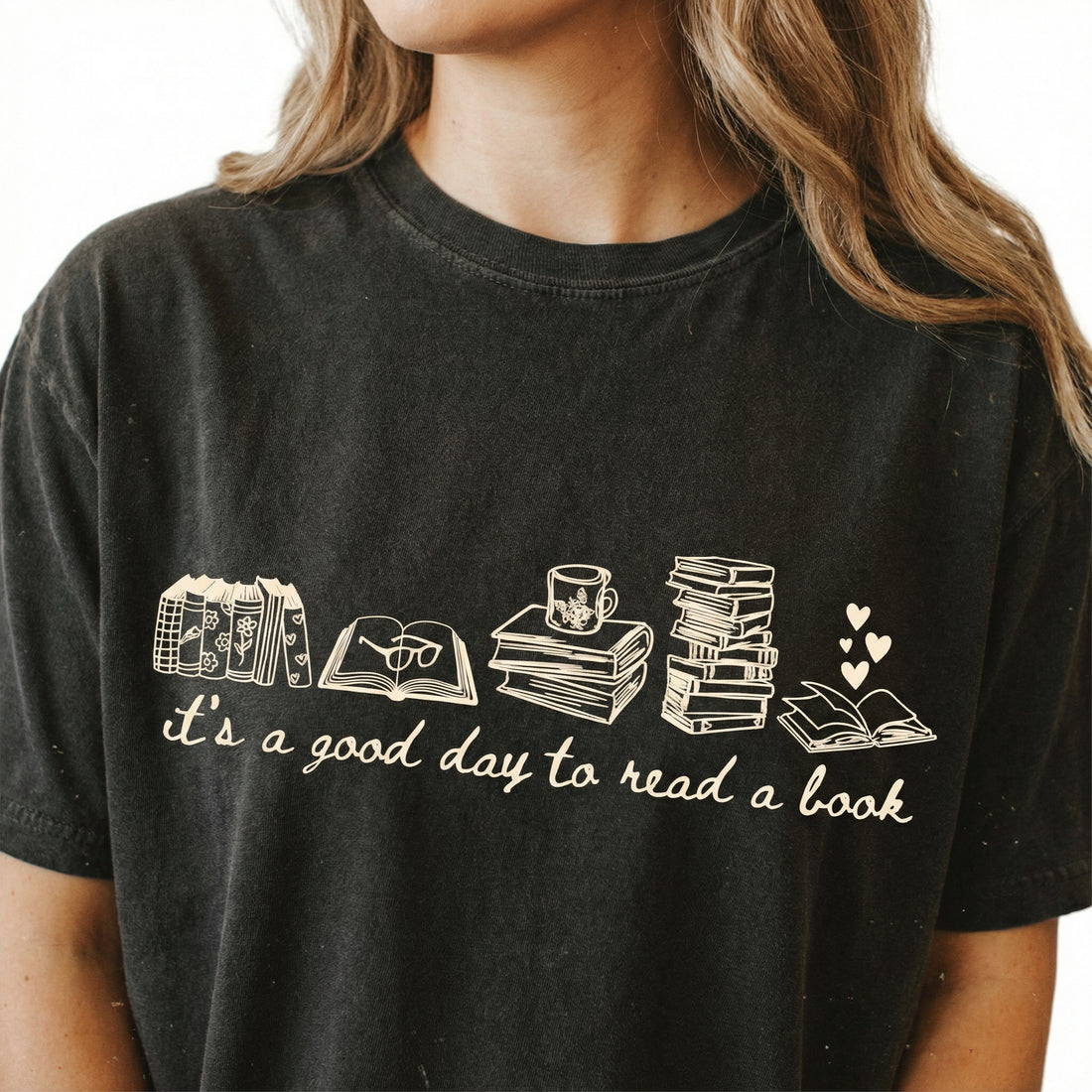 It’s a Good Day to Read a Book Shirt – Book Lover Teacher Graphic Tee
