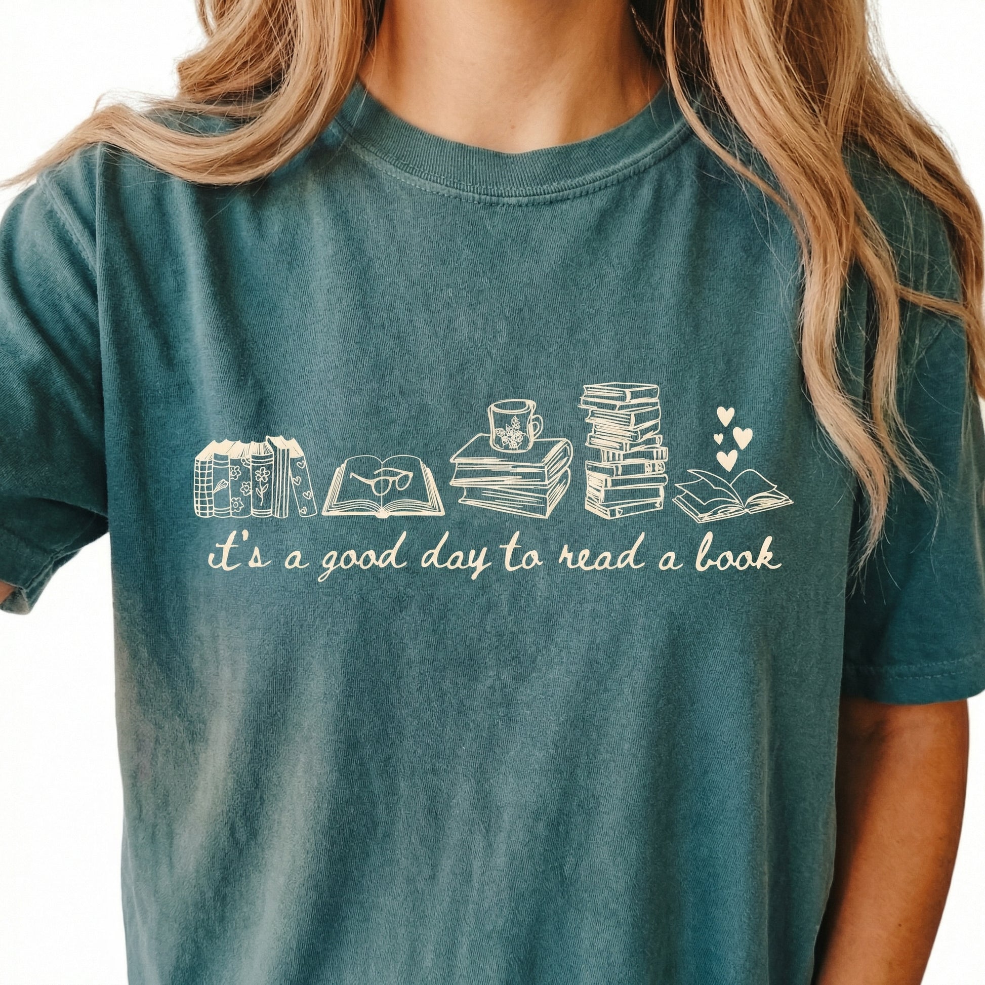 It’s a Good Day to Read a Book Shirt – Book Lover Teacher Graphic Tee
