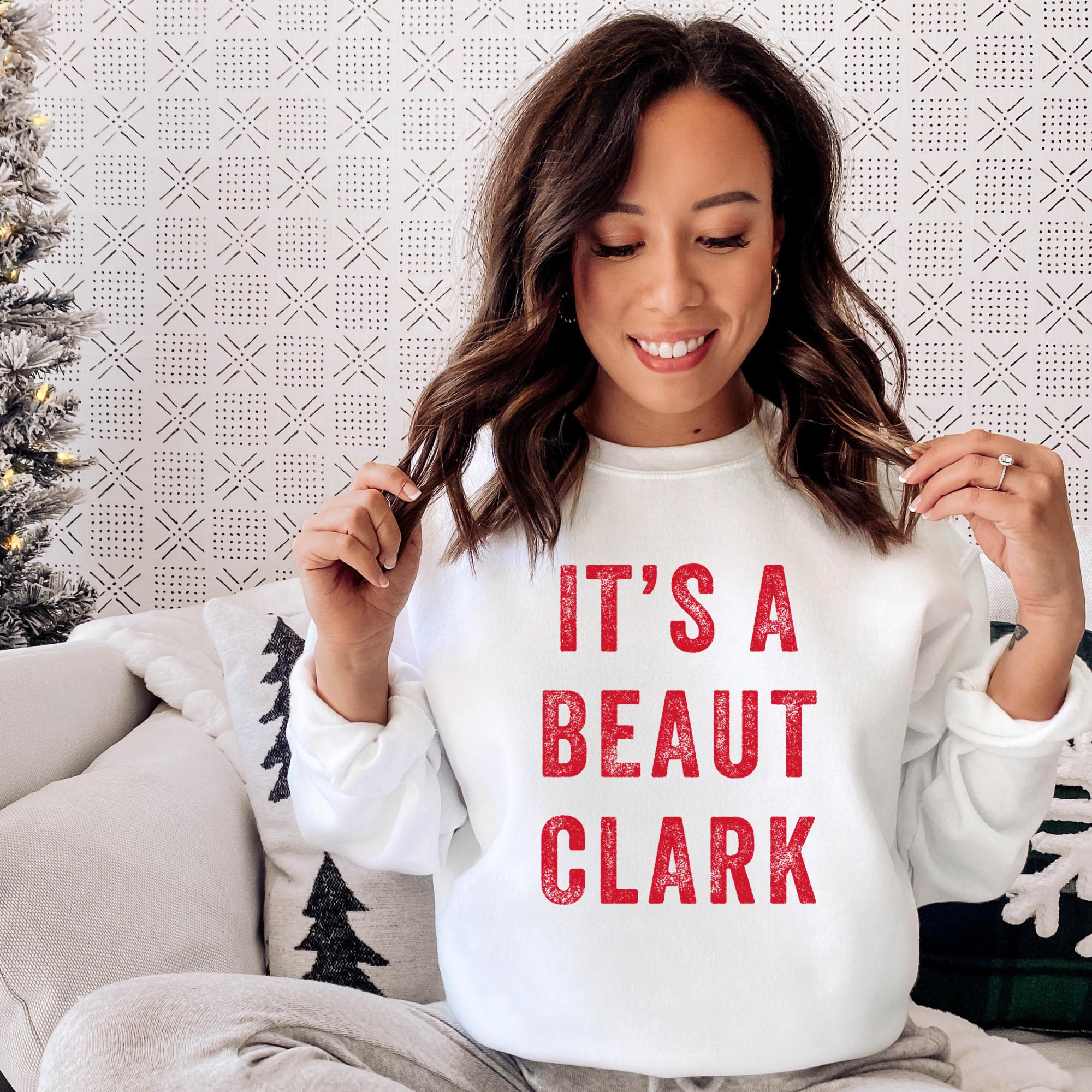 It’s a Beaut Christmas Sweatshirt – Funny Holiday Crewneck, Festive Winter Humor Shirt