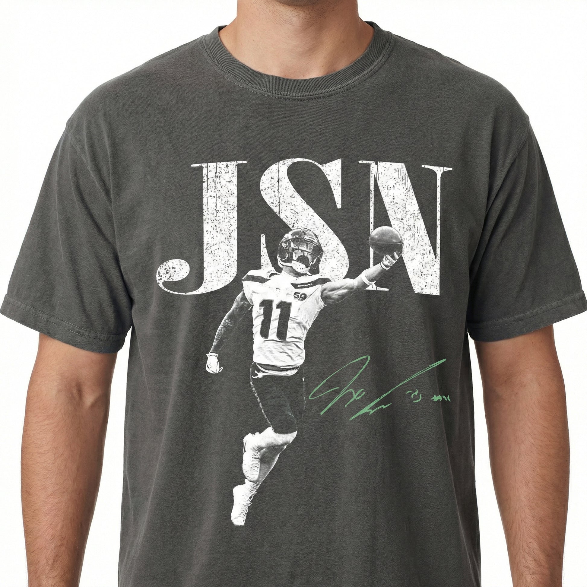 JSN Vintage Football Graphic T-Shirt – Game Day Fan Gift Tee
