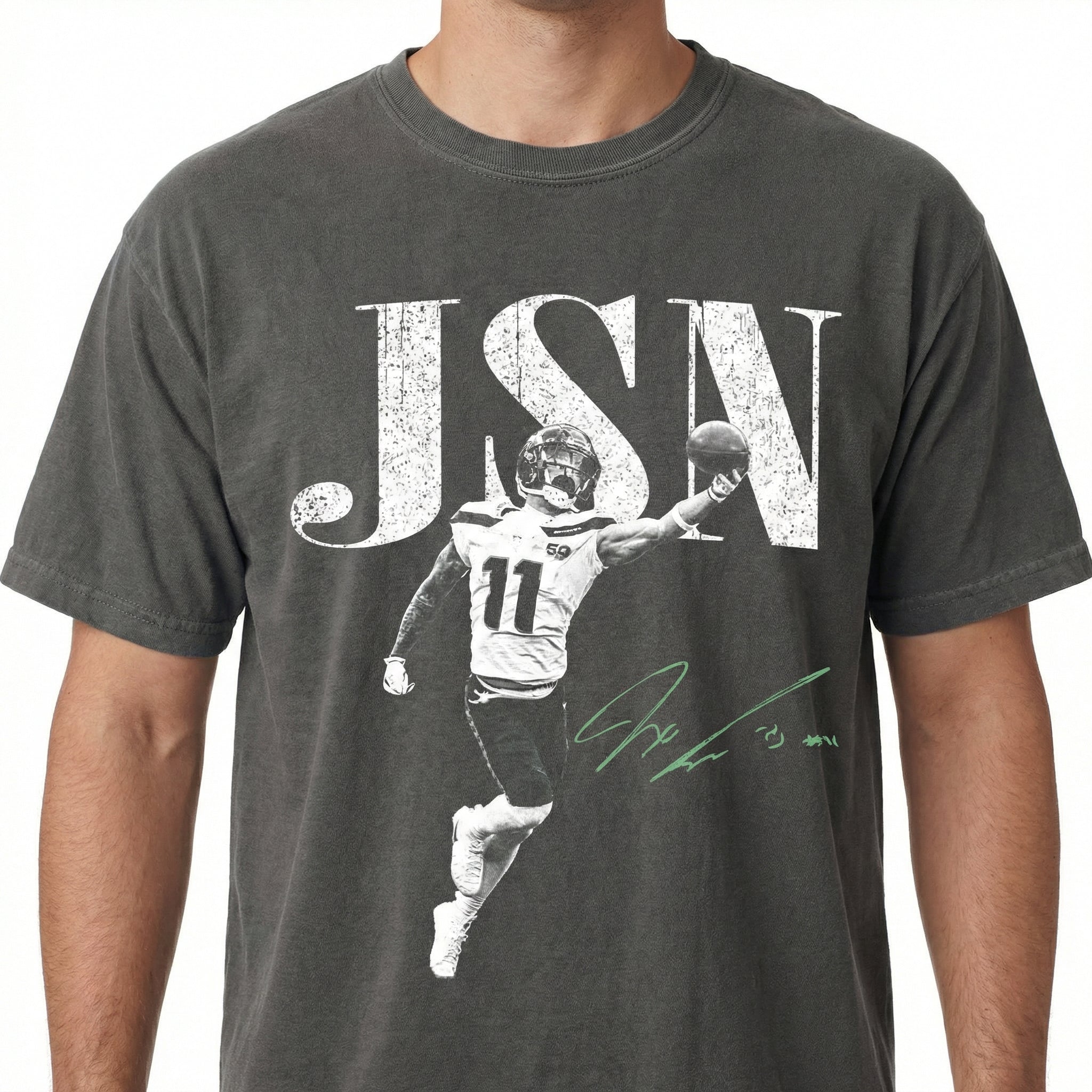 JSN Vintage Football Graphic T-Shirt – Game Day Fan Gift Tee