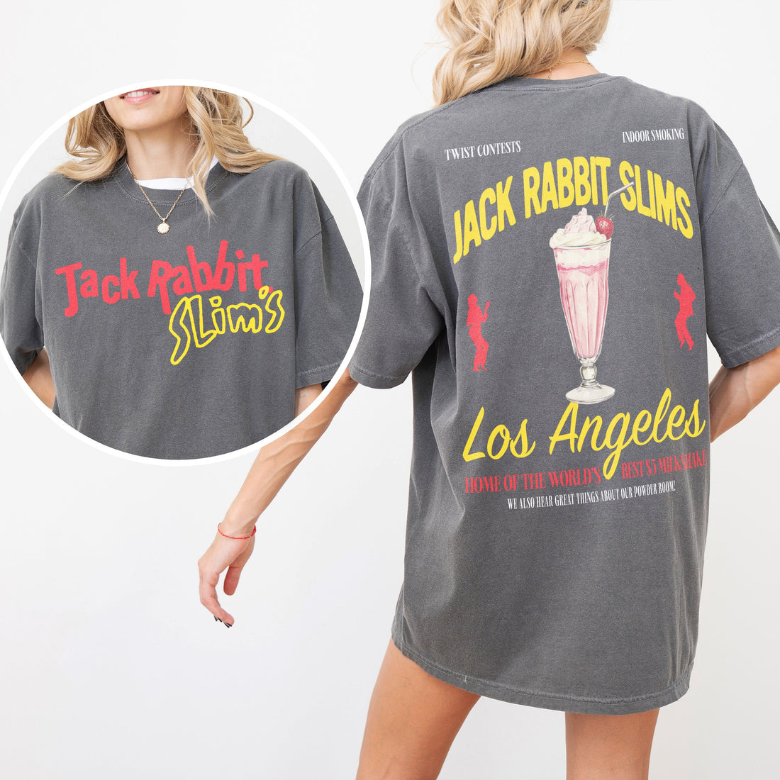 Jack Rabbit Slim’s T-Shirt – Retro Pulp Fiction Movie Restaurant Graphic Tee
