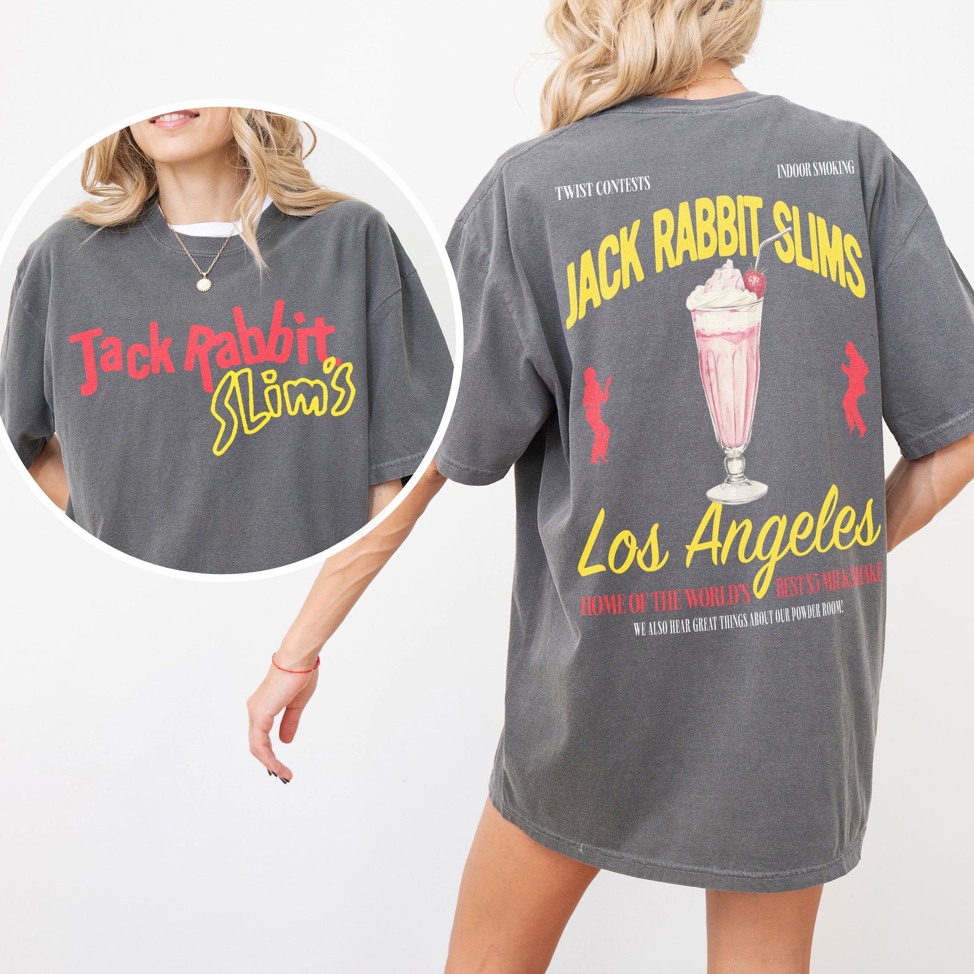 Jack Rabbit Slim’s T-Shirt – Retro Pulp Fiction Movie Restaurant Graphic Tee