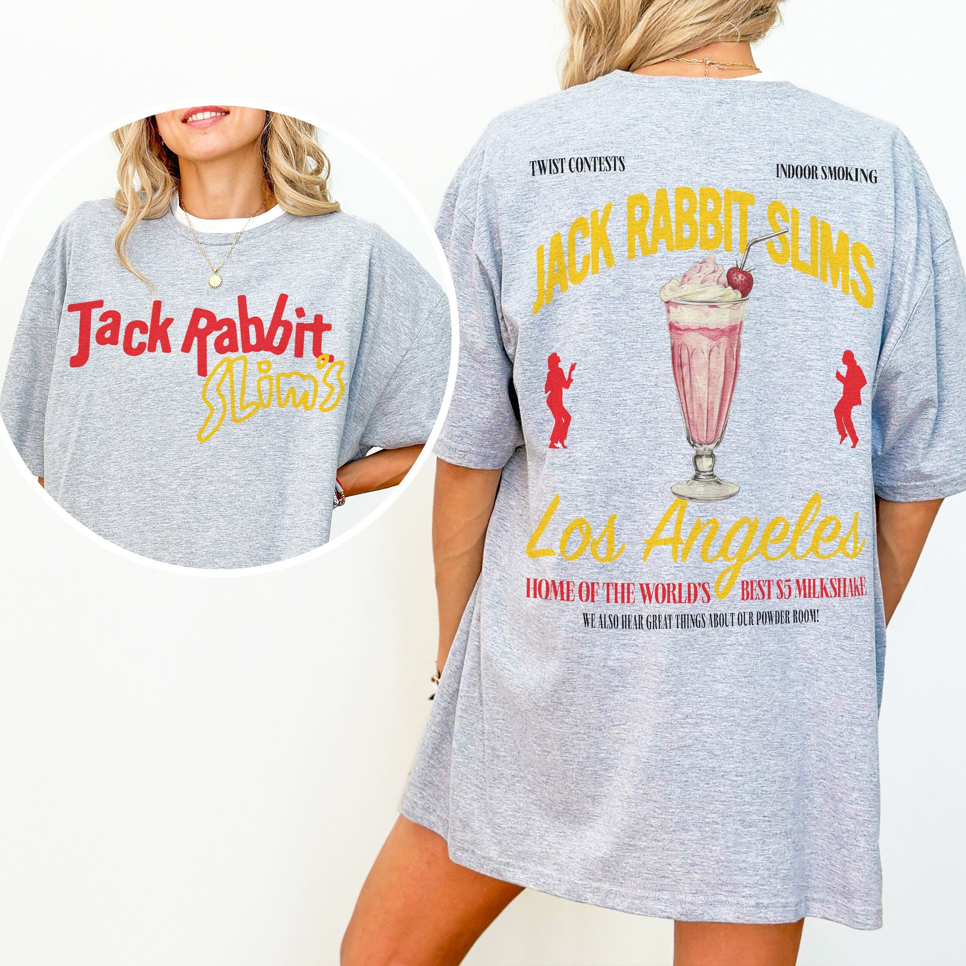 Jack Rabbit Slim’s T-Shirt – Retro Pulp Fiction Movie Restaurant Graphic Tee