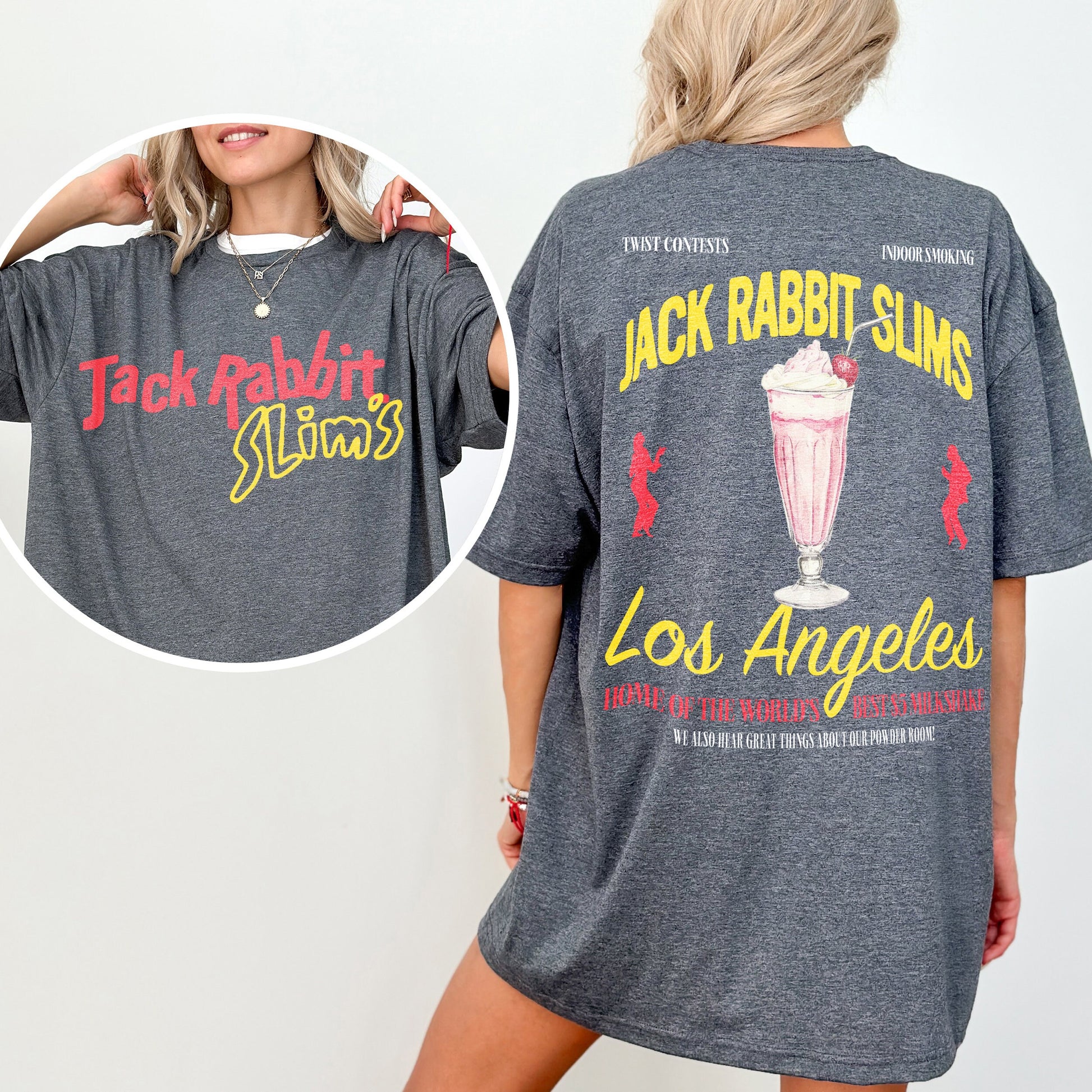 Jack Rabbit Slim’s T-Shirt – Retro Pulp Fiction Movie Restaurant Graphic Tee