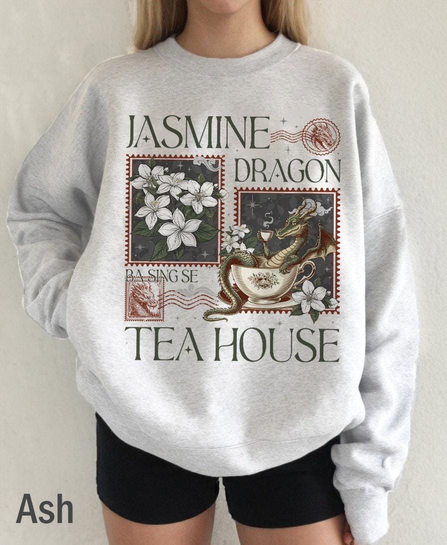 Jasmine Dragon Tea Shop Shirt – Uncle Iroh Inspired Tee – Anime Lover Gift – Tea Shop Sweatshirt