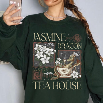 Jasmine Dragon Tea Shop Shirt – Uncle Iroh Inspired Tee – Anime Lover Gift – Tea Shop Sweatshirt