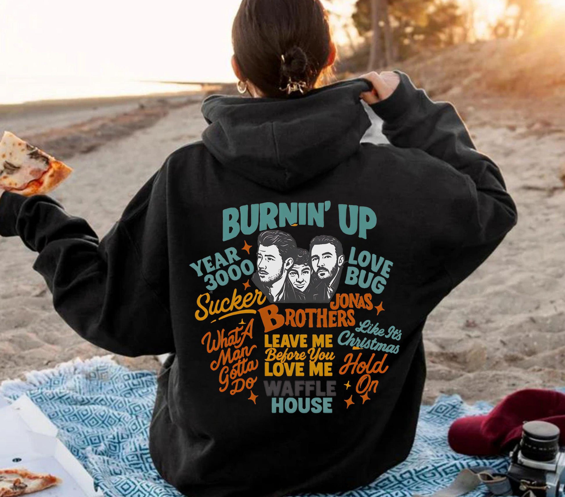 Jobros Hoodie – Jonas Brothers 20th Anniversary Tour 2025 Vintage Concert Merch