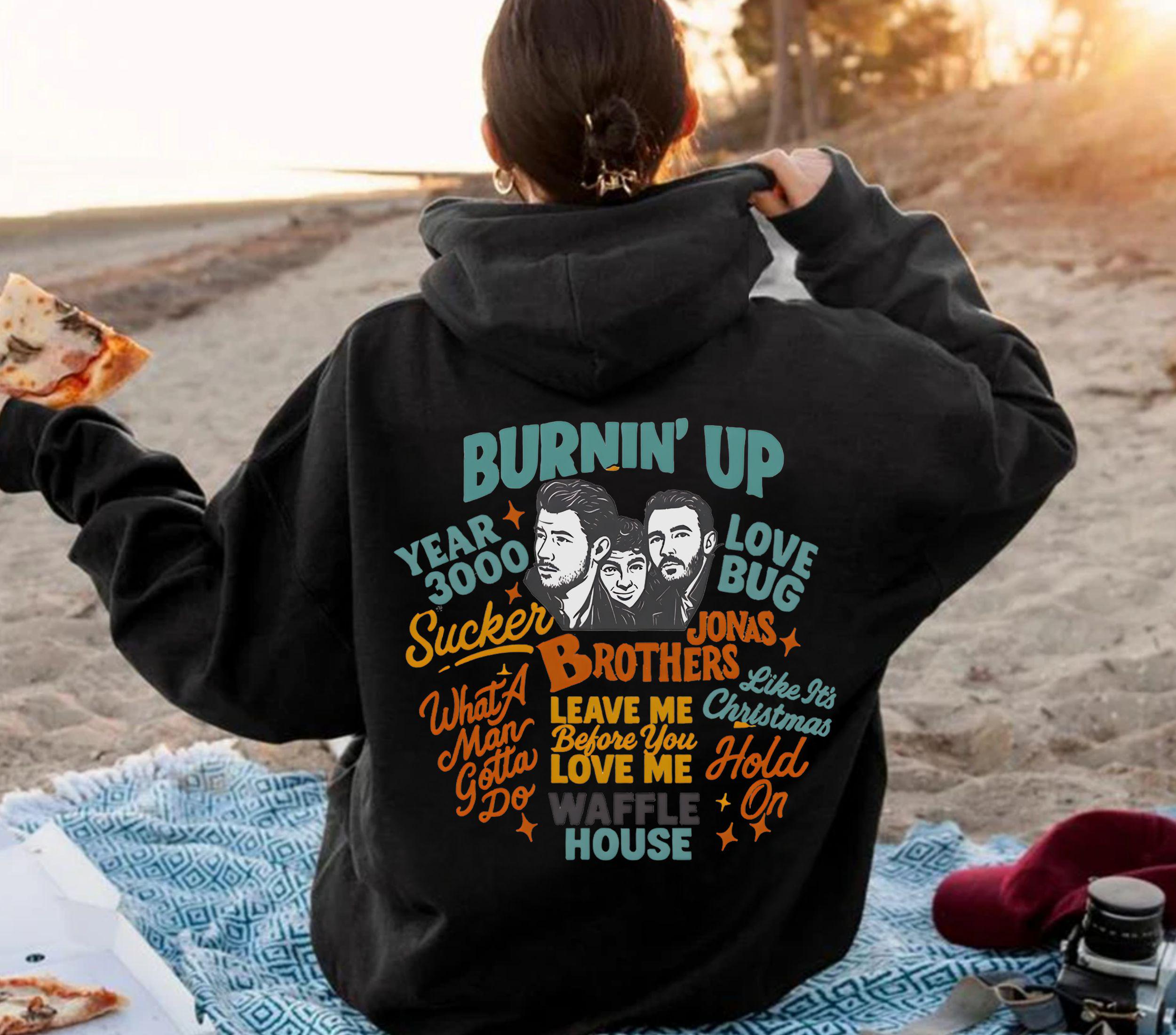 Jobros Hoodie – Jonas Brothers 20th Anniversary Tour 2025 Vintage Concert Merch