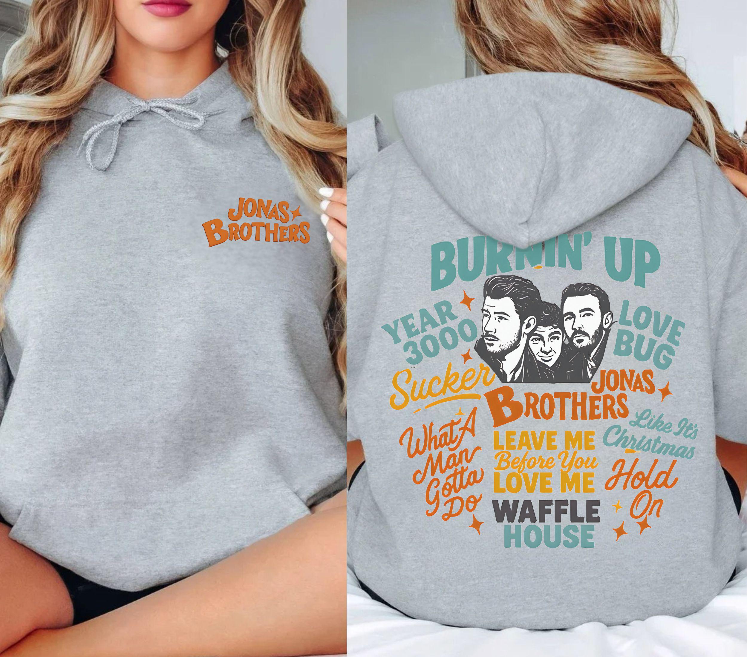 Jobros Hoodie – Jonas Brothers 20th Anniversary Tour 2025 Vintage Concert Merch