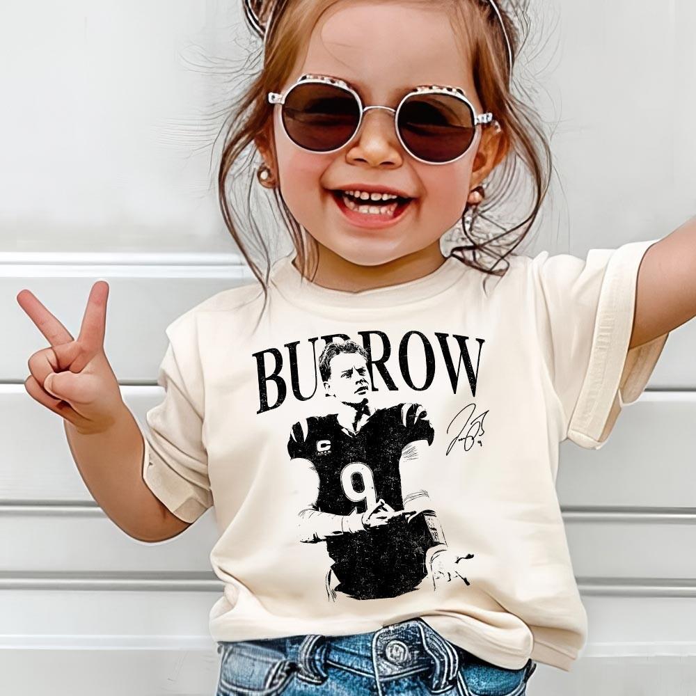 Joe Burrow Inspired Vintage Shirt – Retro Rap Style Game Day Tee