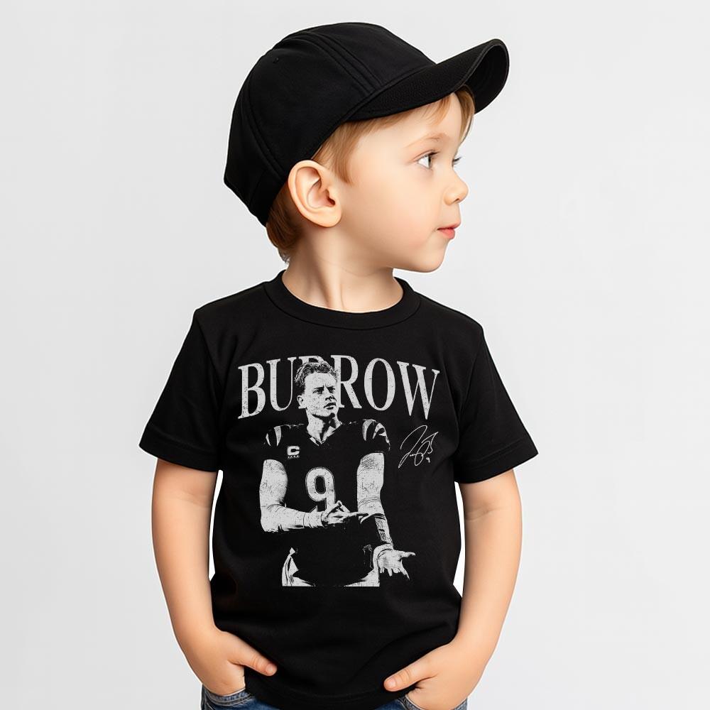Joe Burrow Inspired Vintage Shirt – Retro Rap Style Game Day Tee