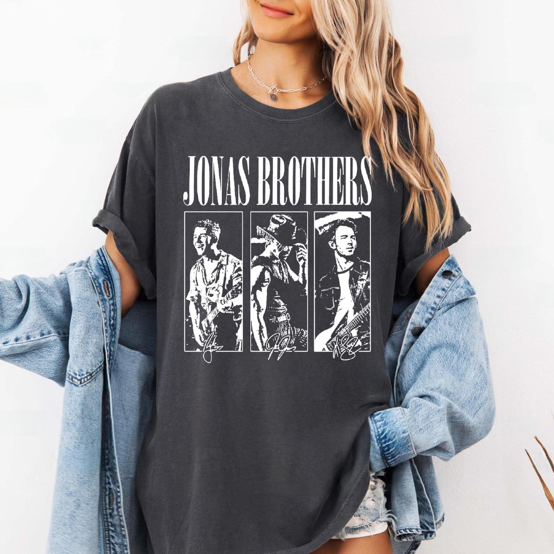 Joe Jonas Concert T-Shirt – Retro Three Brothers Music Fandom Tee