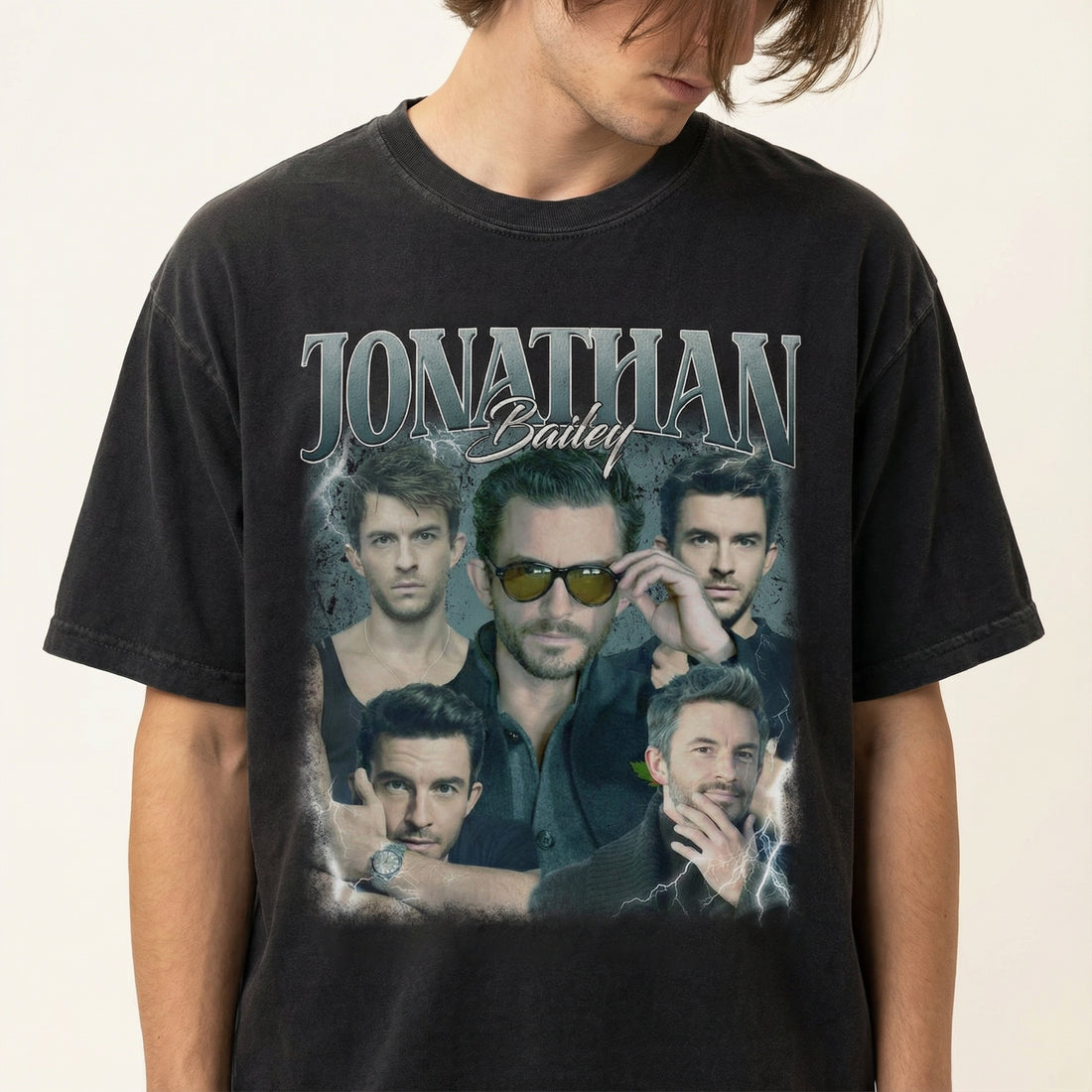 Jonathan Bailey Retro Graphic Tee – Vintage Aesthetic Unisex T-Shirt