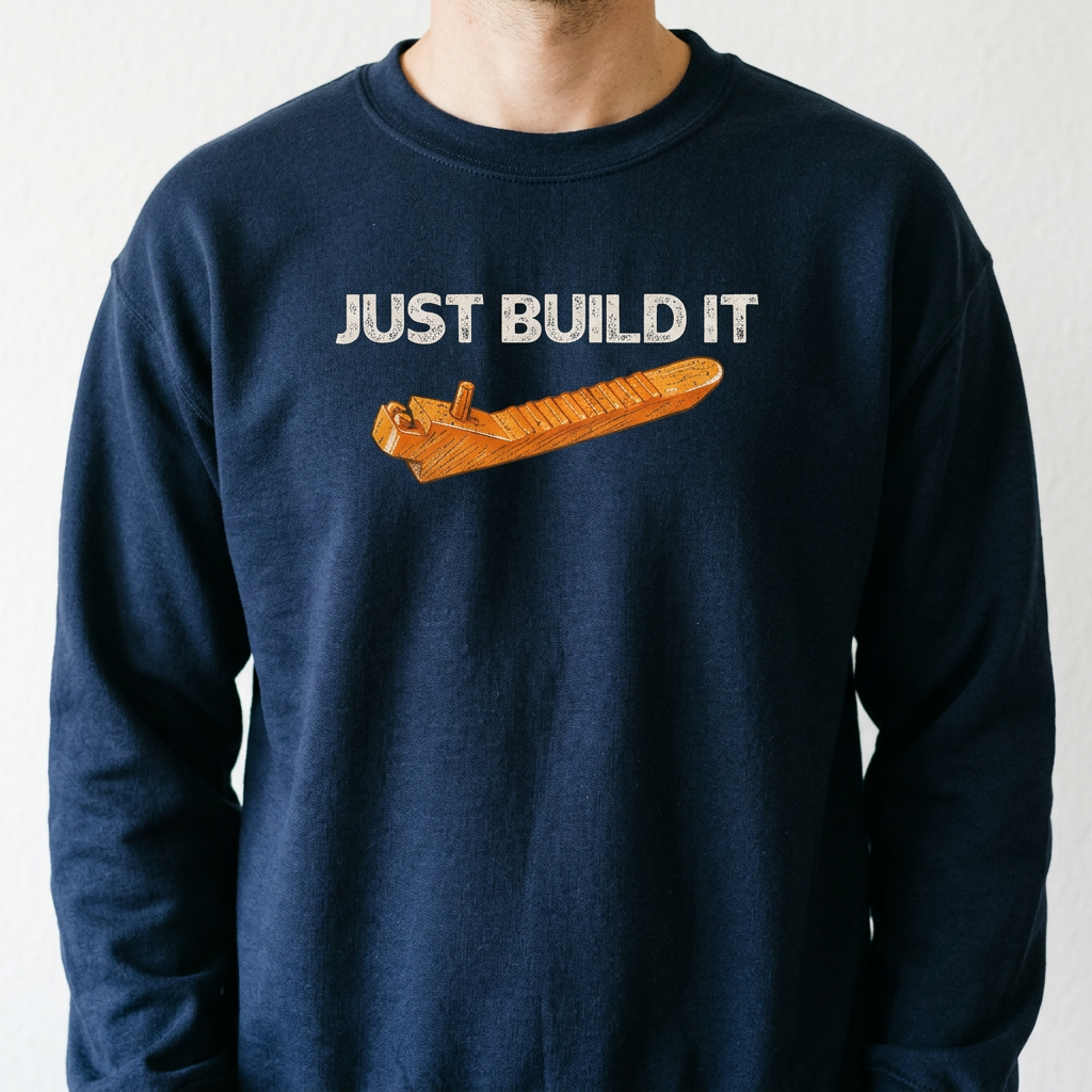 Just Build It Shirt – Funny Sarcastic Graphic Tee