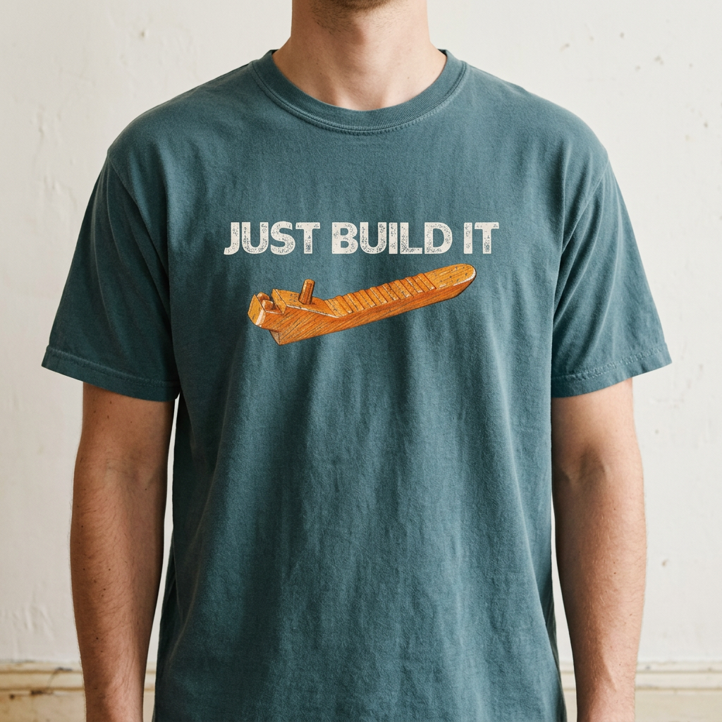 Just Build It Shirt – Funny Sarcastic Graphic Tee