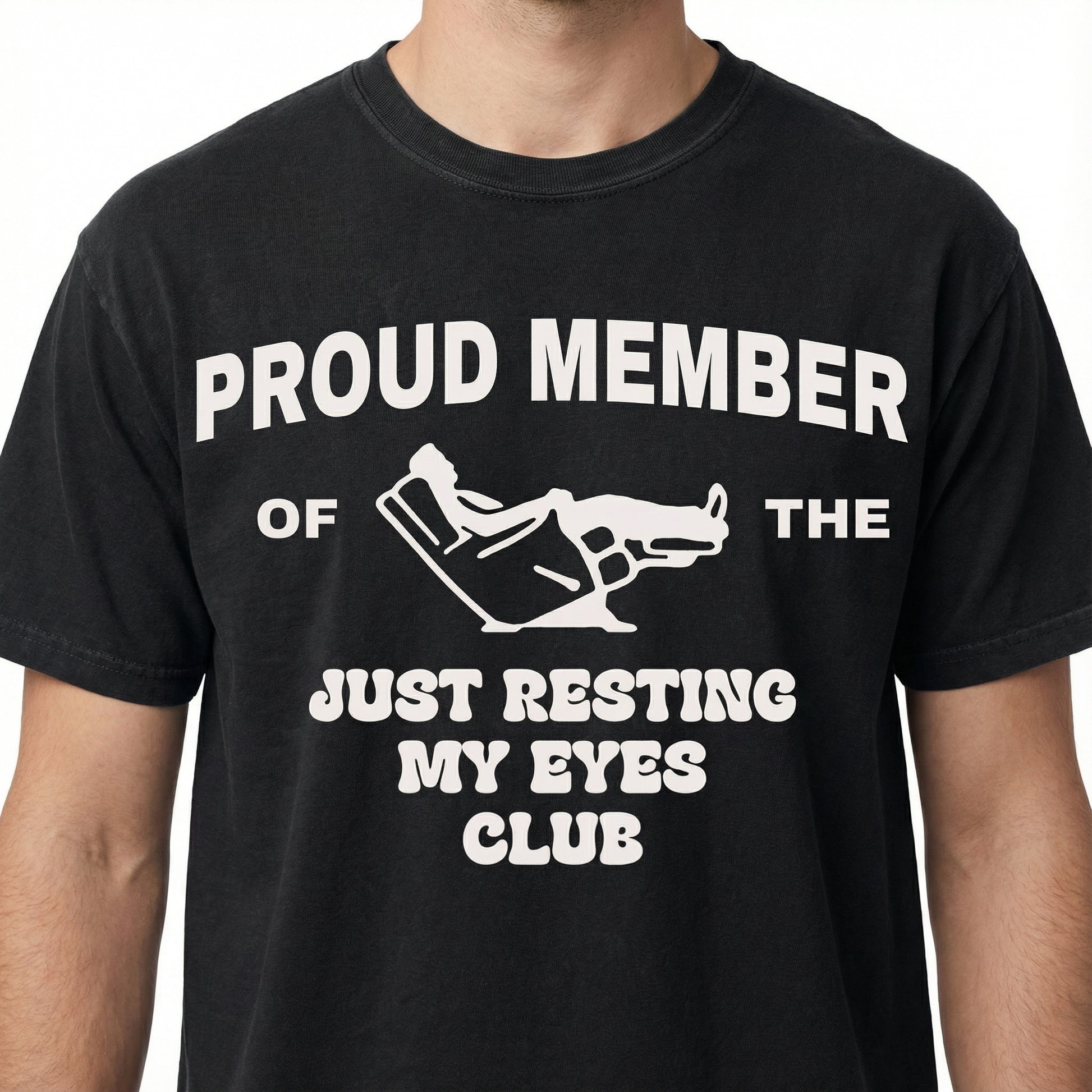 Just Resting My Eyes Funny Dad T-Shirt – Father’s Day Gift for Dad – Men’s Graphic Tee