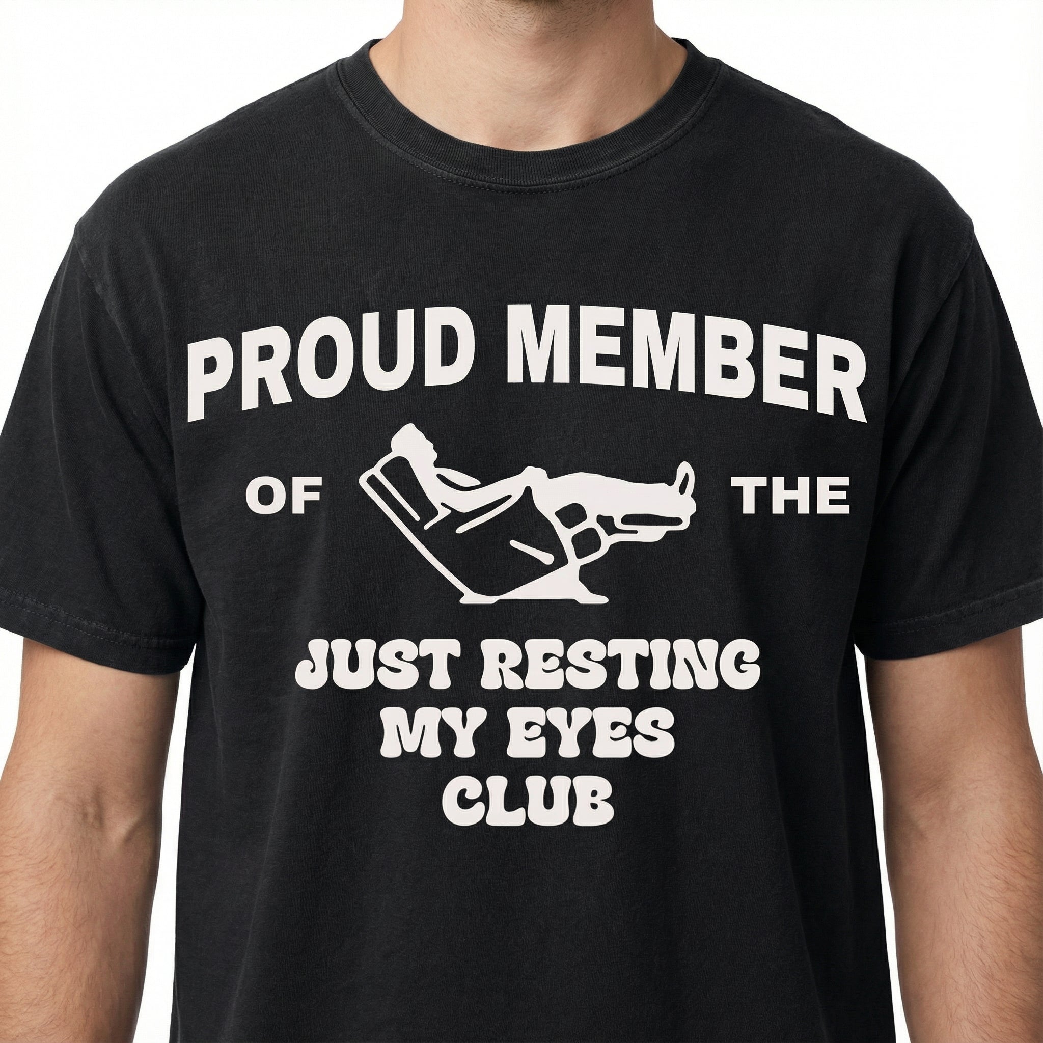 Just Resting My Eyes Funny Dad T-Shirt – Father’s Day Gift for Dad – Men’s Graphic Tee