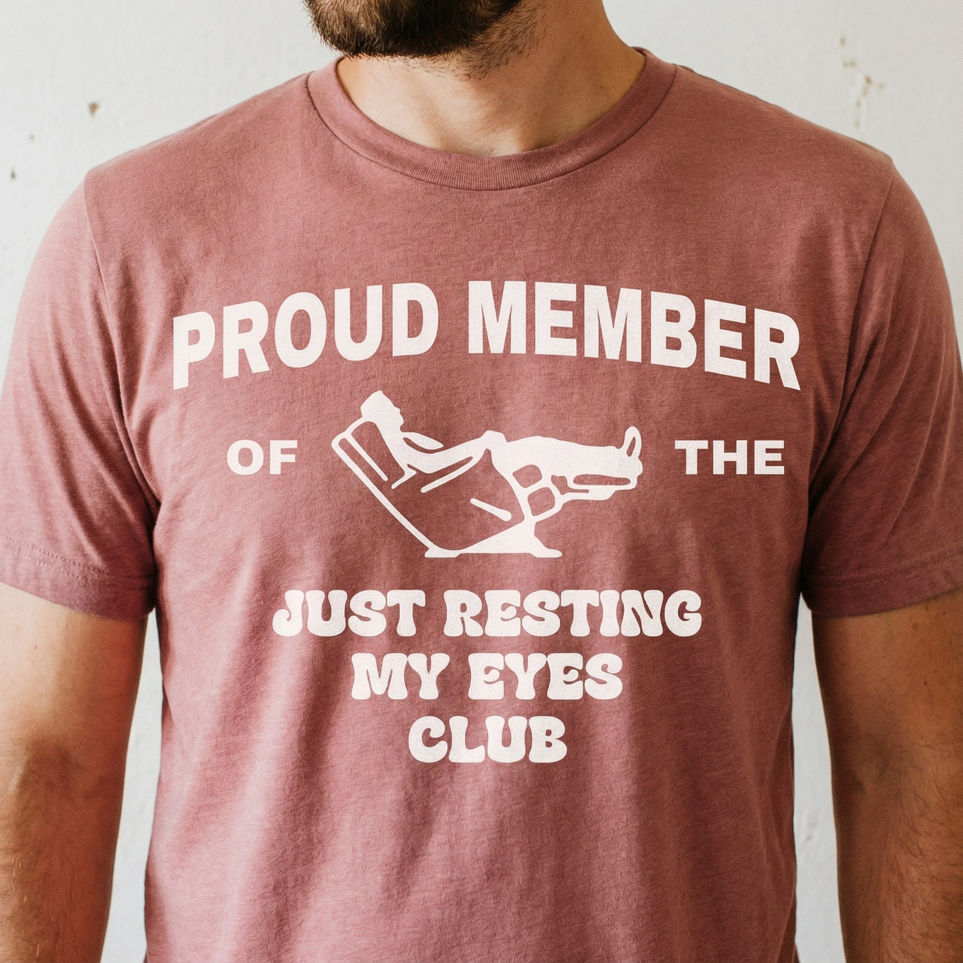 Just Resting My Eyes Funny Dad T-Shirt – Father’s Day Gift for Dad – Men’s Graphic Tee