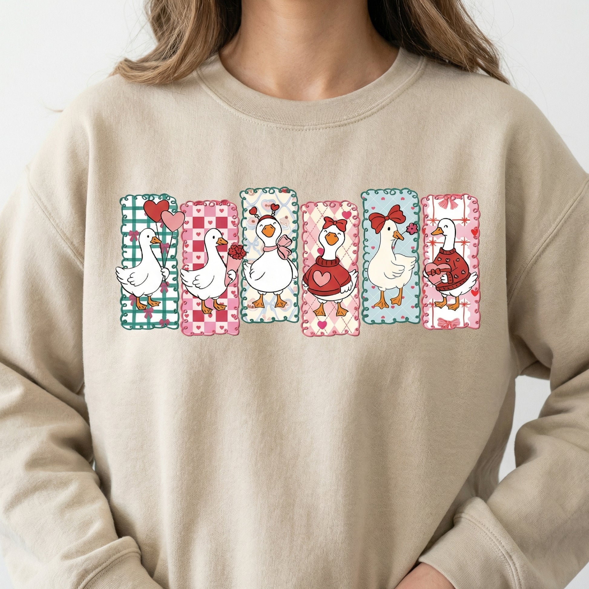 Just a Love Goose Valentine Shirt – Funny Silly Goose Graphic T-Shirt – Cute Goose Lover Gift