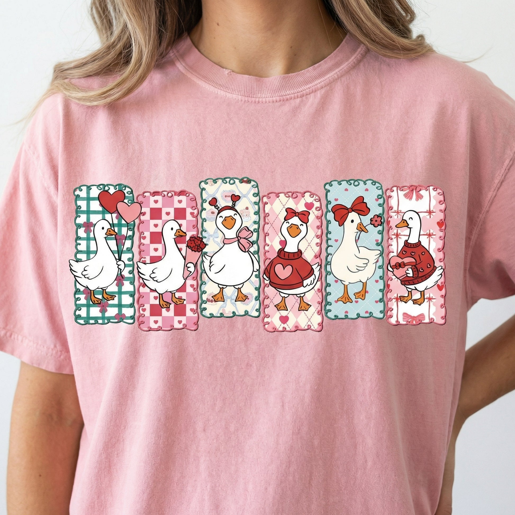 Just a Love Goose Valentine Tee – Cute Funny Goose Shirt