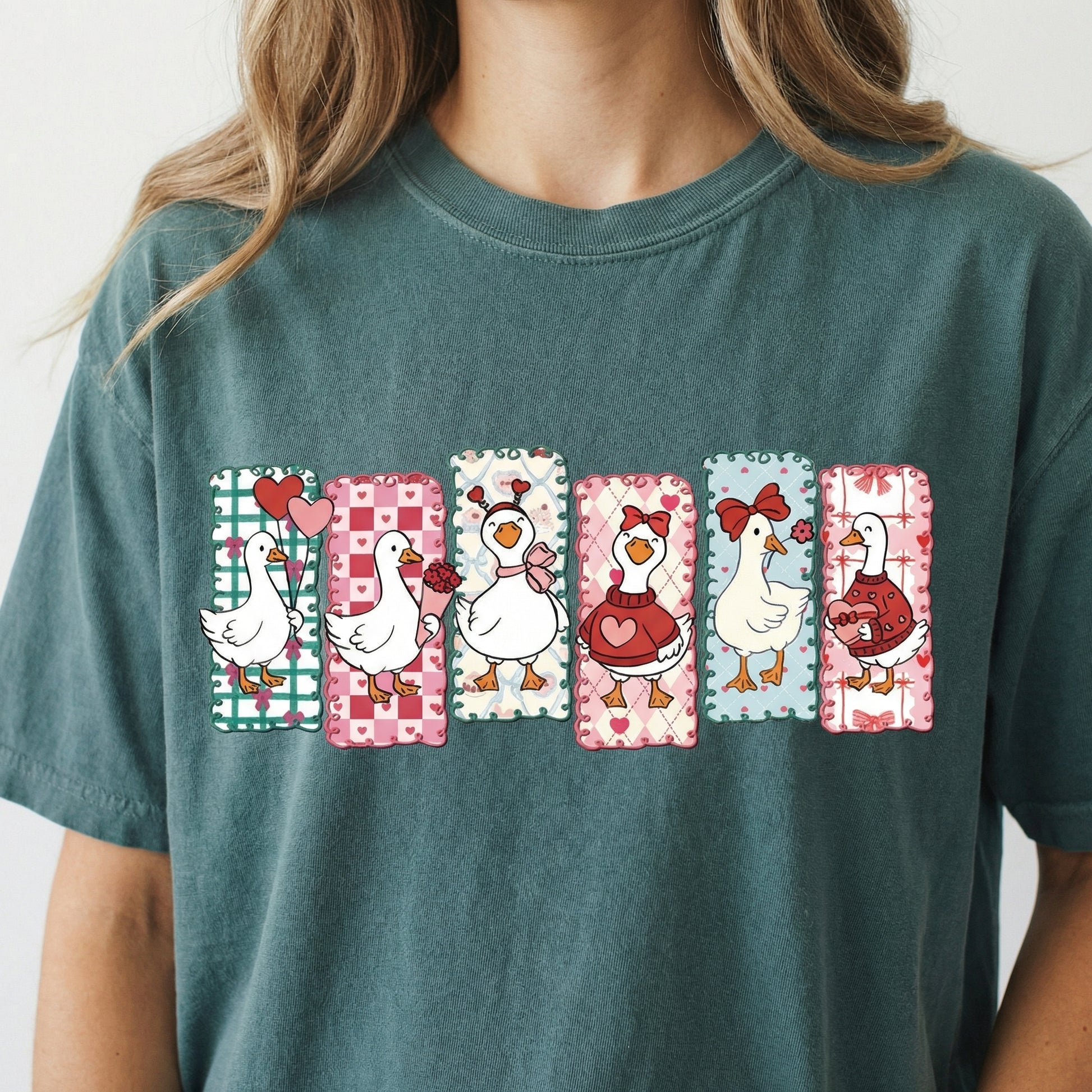 Just a Love Goose Valentine Tee – Cute Funny Goose Shirt