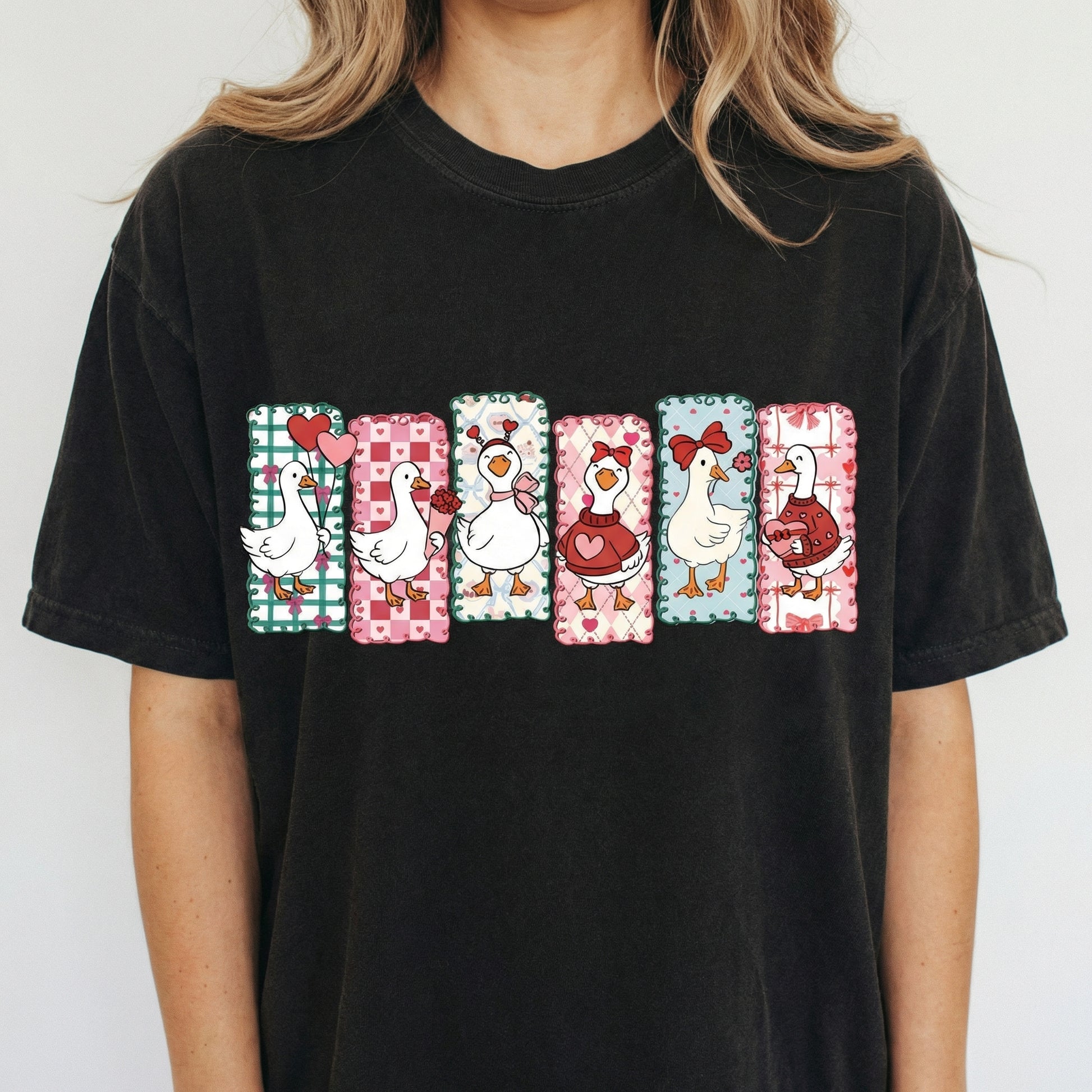 Just a Love Goose Valentine Tee – Cute Funny Goose Shirt
