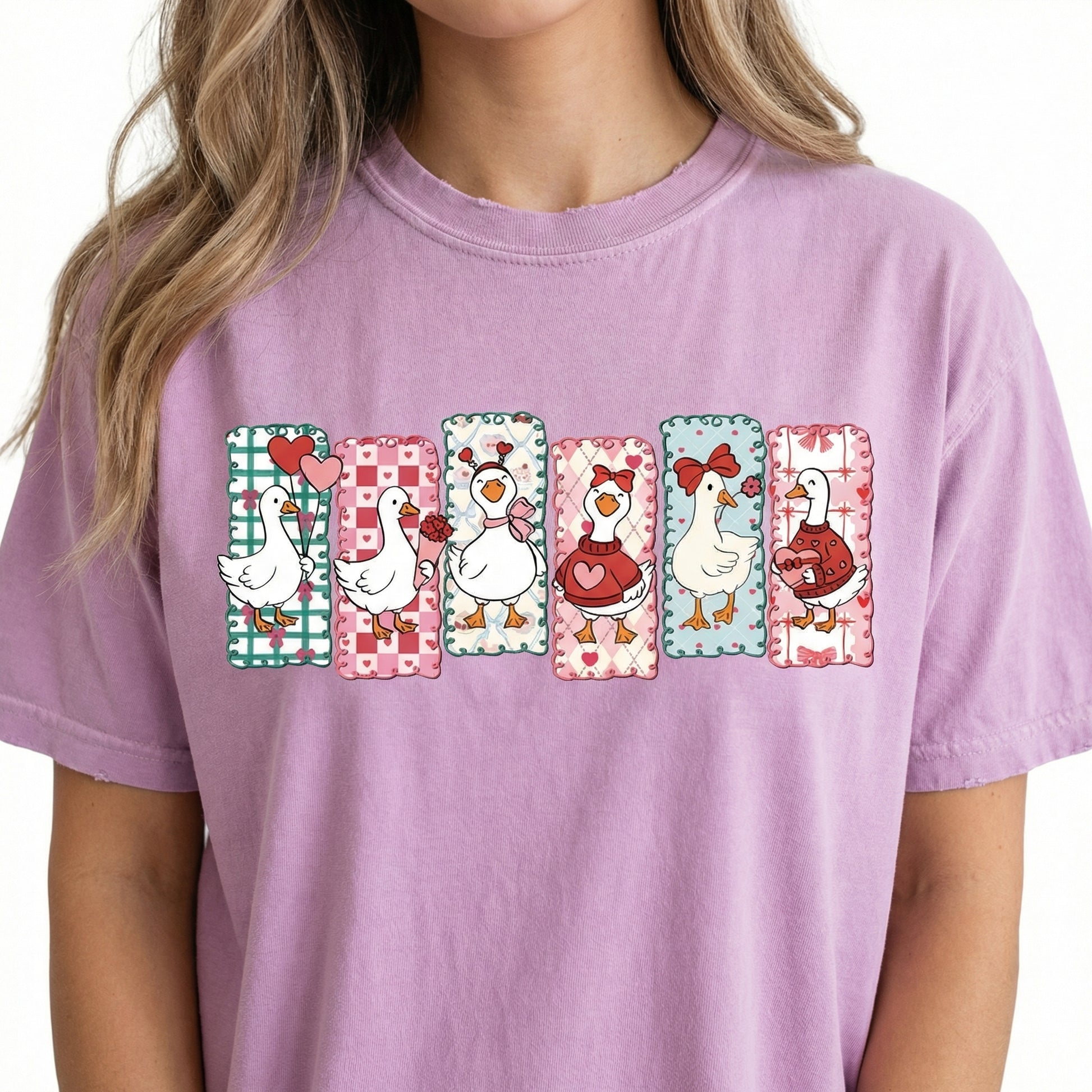 Just a Love Goose Valentine Tee – Cute Funny Goose Shirt