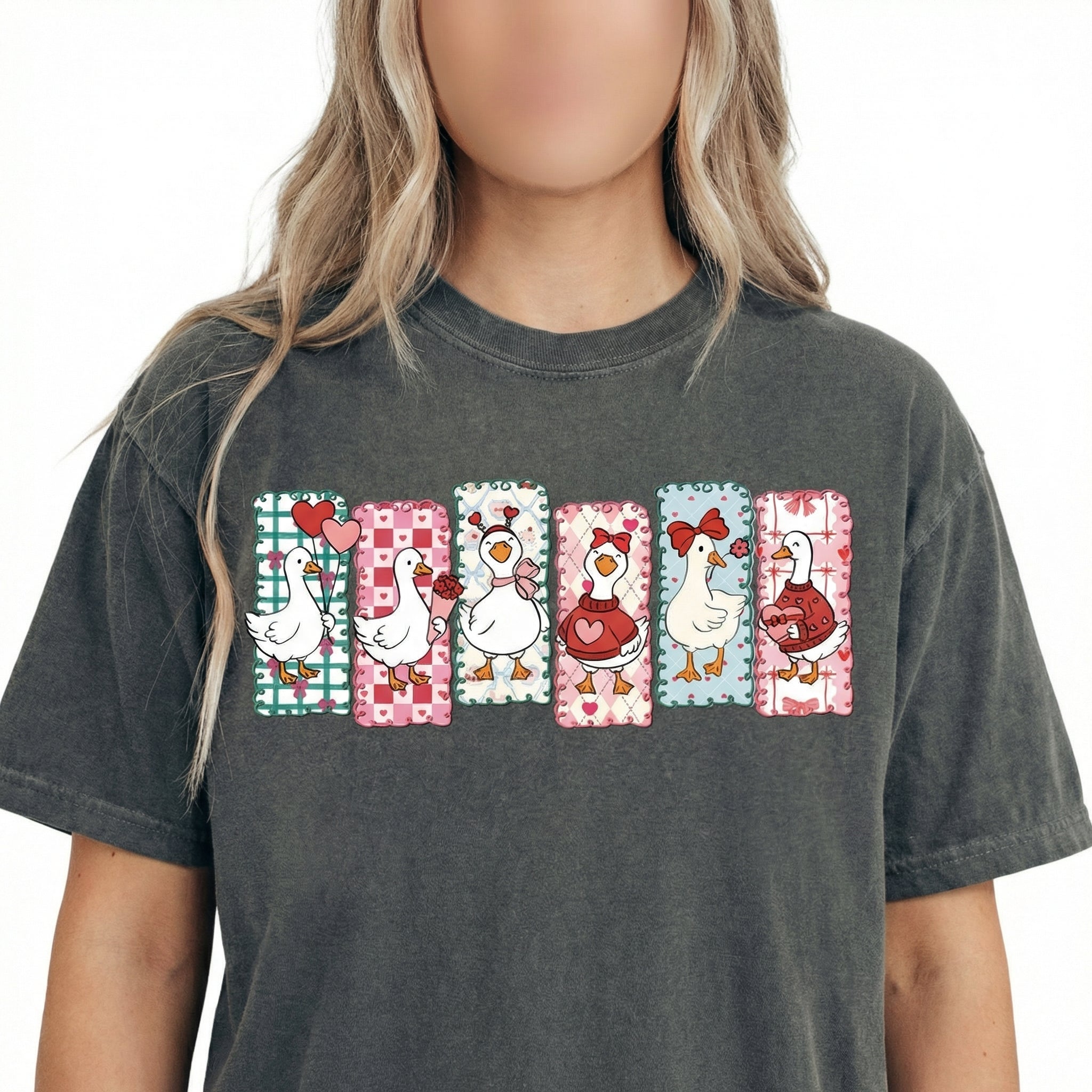 Just a Love Goose Valentine Tee – Cute Funny Goose Shirt