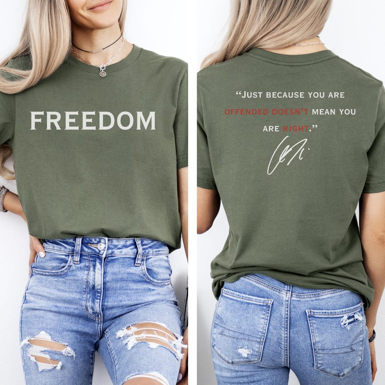 Justice For Charlie Kirk Shirt - Freedom Quote Tee - Patriotic American T-Shirt